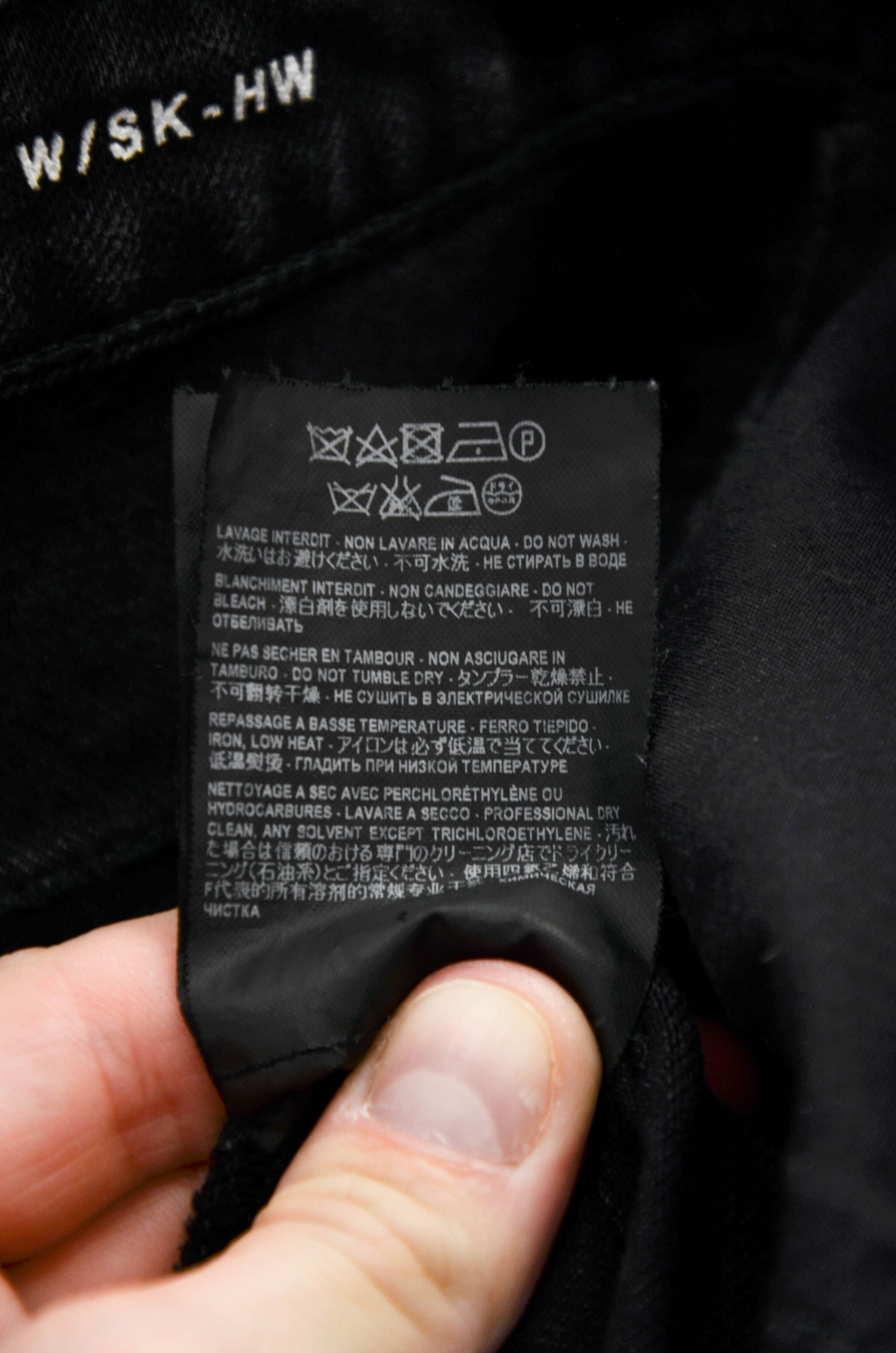 Saint Laurent Paris D04 Skinny Jeans Black - Size 28