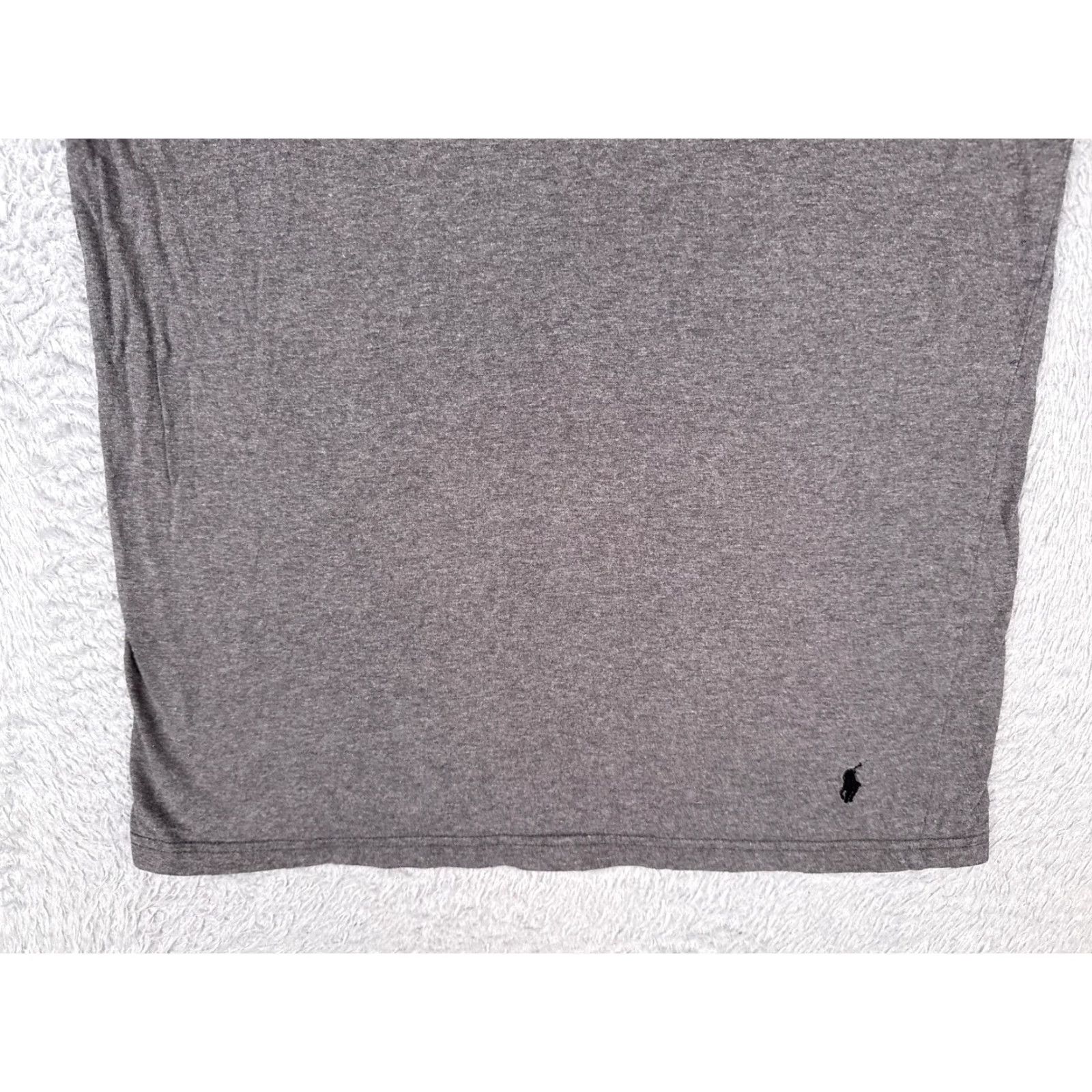 Ralph Lauren Polo Ralph Lauren Shirt Men Large Gray Short Sleeve V-Neck 100% Cotton Slim Fit Size US L / EU 52-54 / 3 - 5 Thumbnail
