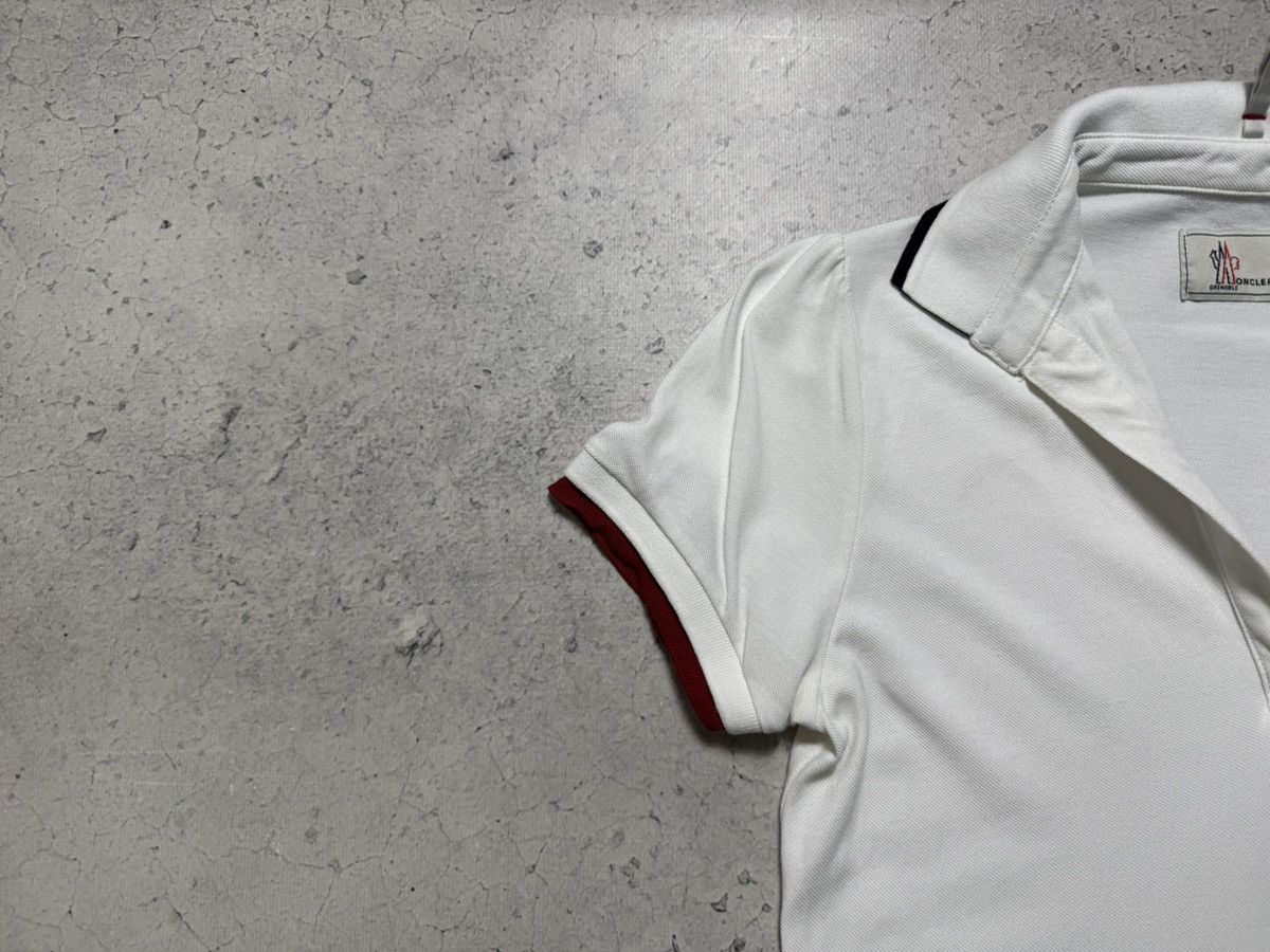 Moncler Grenoble Moncler Maglia Grenoble Women’s White Polo Shirt Size M Size M / US 6-8 / IT 42-44 - 3 Thumbnail