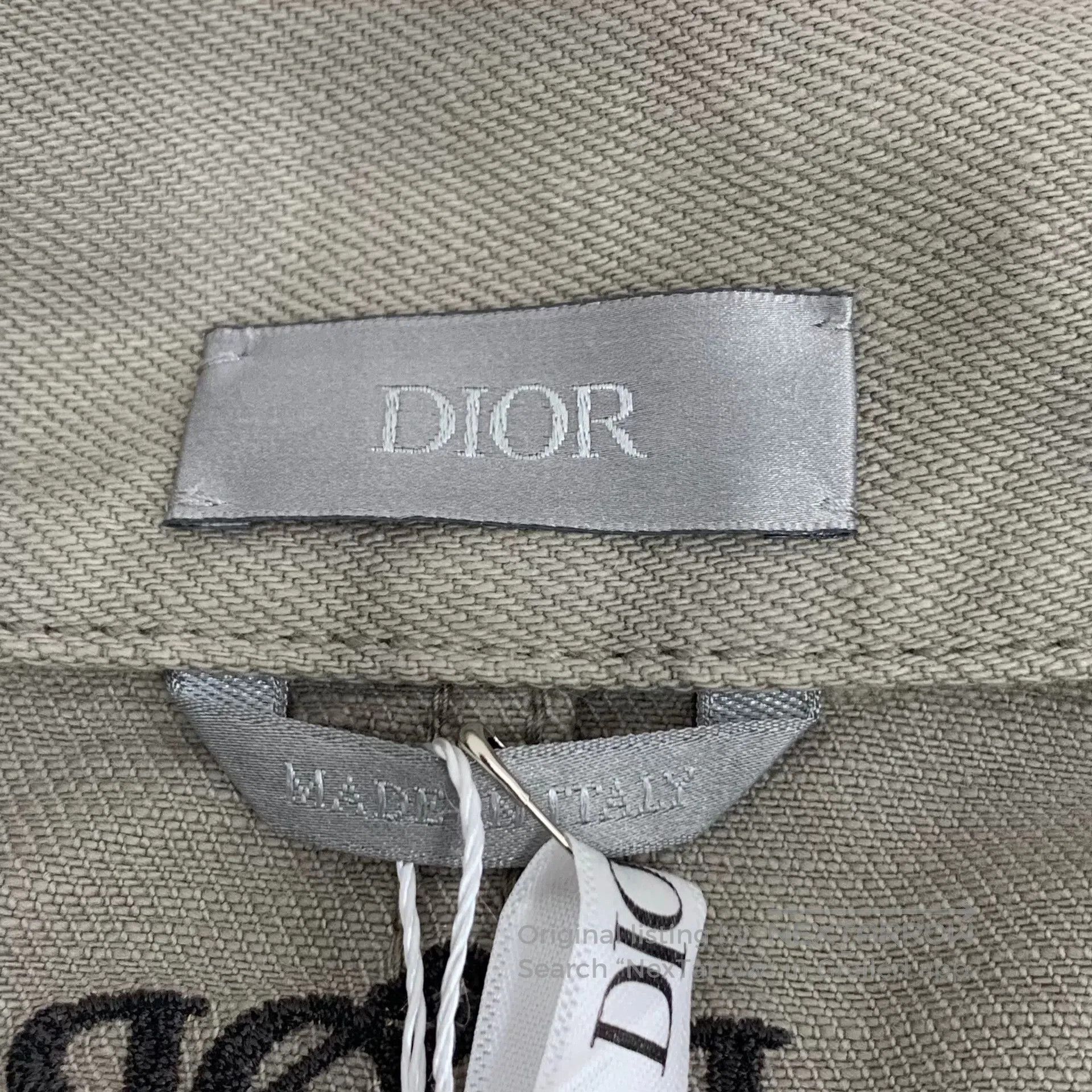 Dior dior gray brown logo embroidered shirt jacket. Size US XL / EU 56 / 4 - 6 Thumbnail