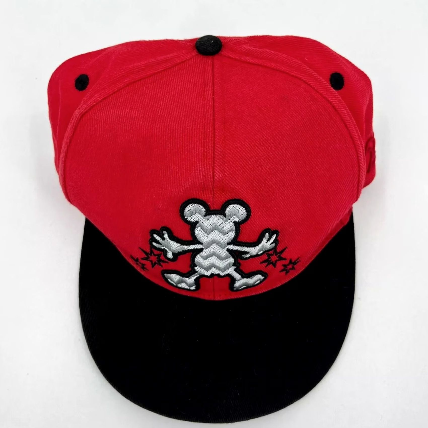 Disney Disney Parks Snapback Hat Mens One Size Red Mickey Mouse Logo 1928 Cap Size ONE SIZE - 2 Thumbnail