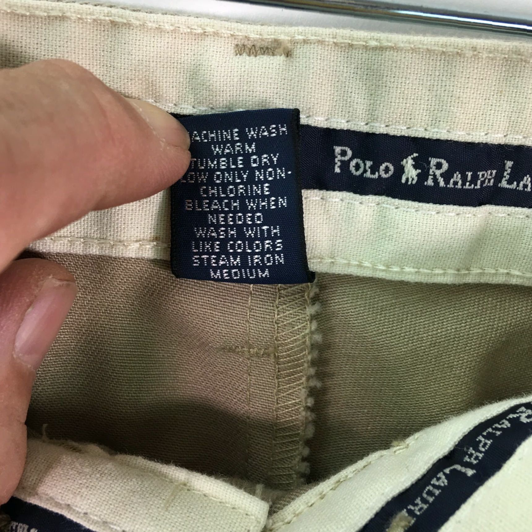 Polo Ralph Lauren Polo Ralph Lauren Men's Dress Pants Tan Regular Fit Size 42x30 Straight Pleated Casual 90s Size US XL / EU 56 / 4 - 6 Thumbnail