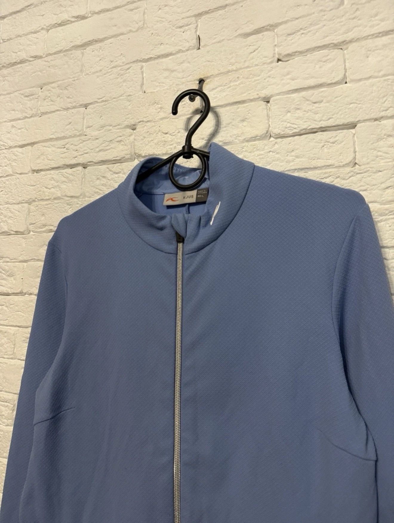 KJUS Kjus Woman`s Longsleeve Track Jacket Zip Nylon Windbreaker Size L / US 10 / IT 46 - 2 Thumbnail