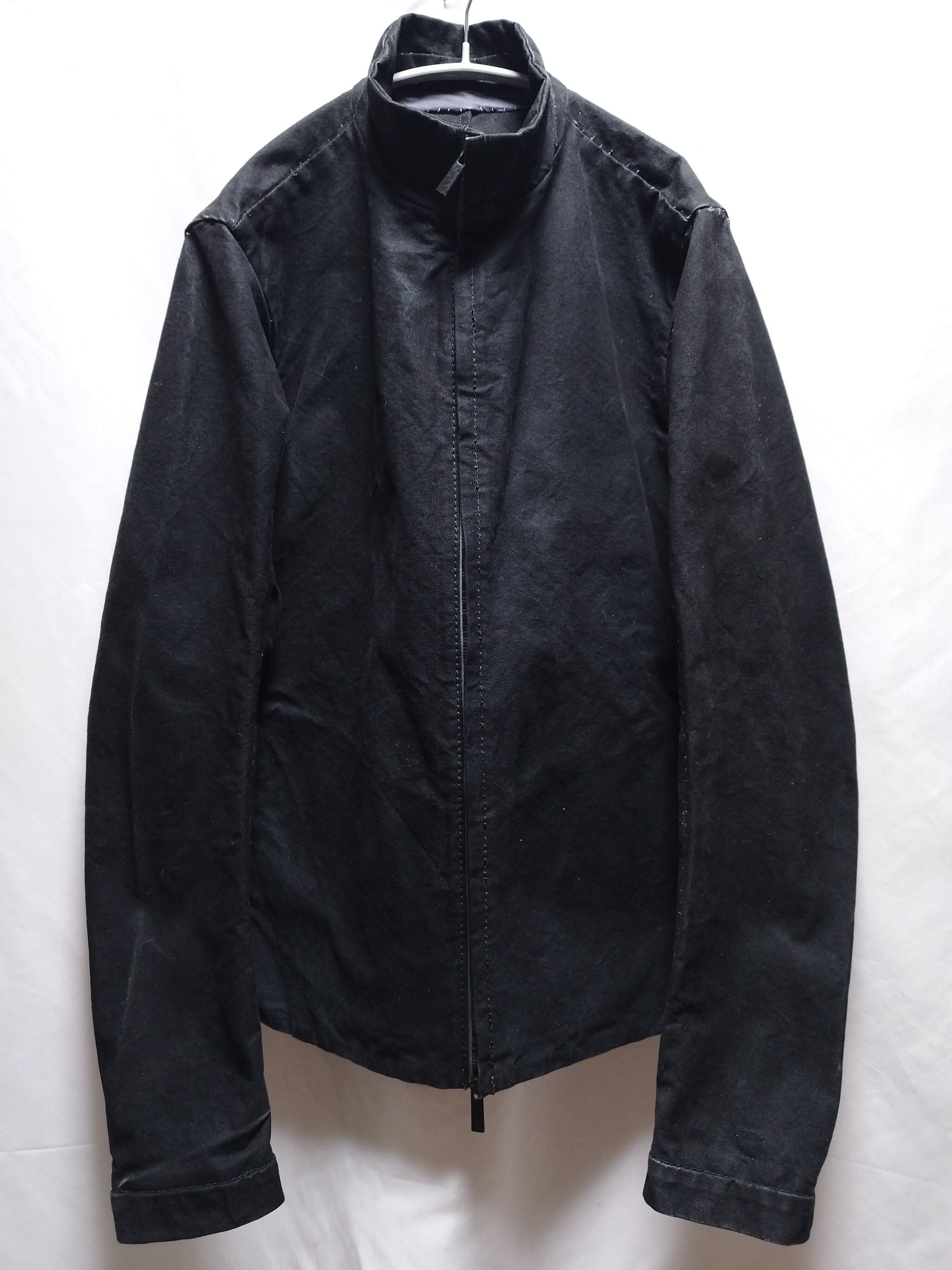 image of Layer 0 x Layer0 Very Early Archive Canvas H Jacket in Black, Men's (Size Medium)