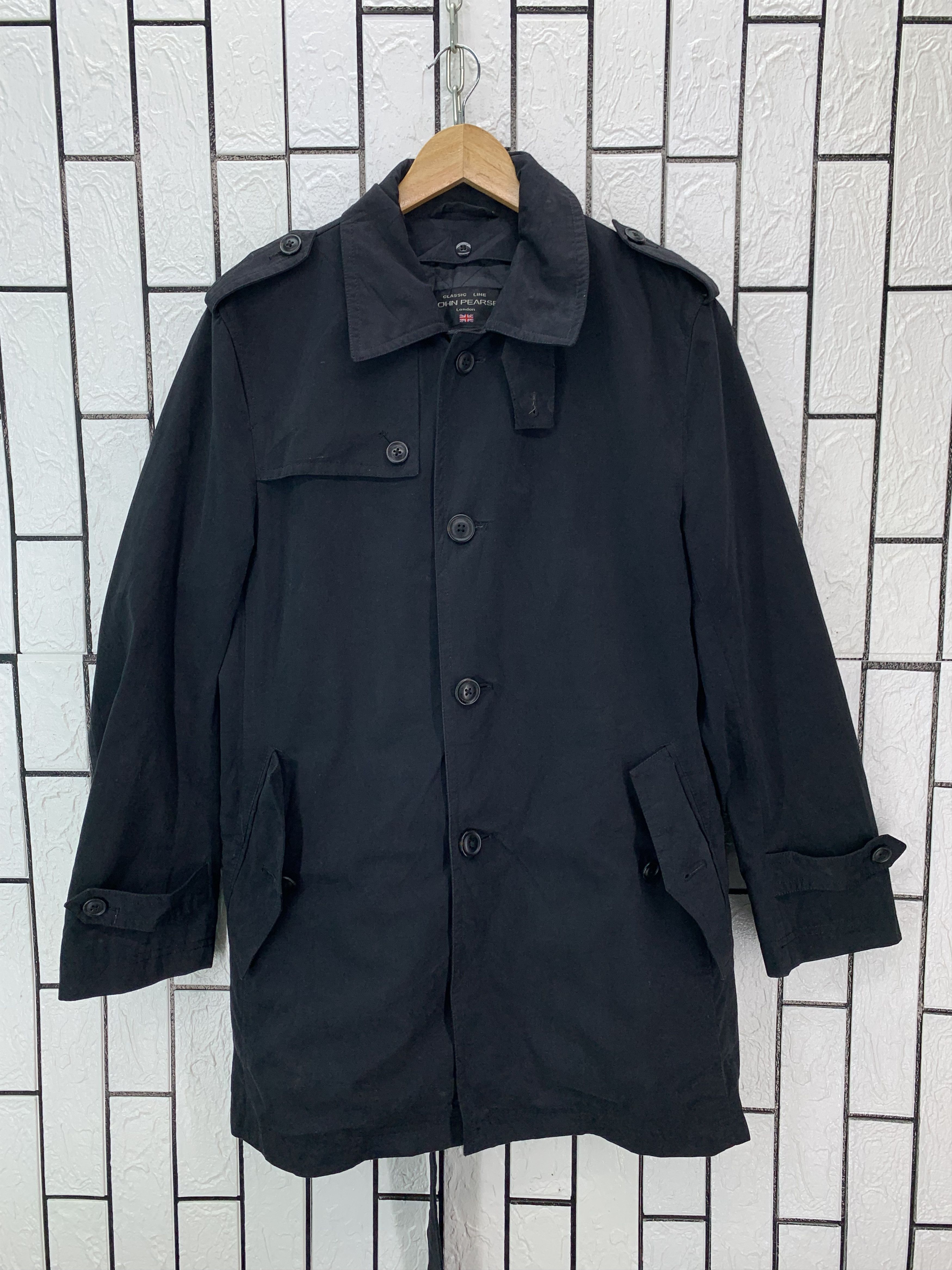 Japanese Brand John Peaser Trench Coat Belted Size US S / EU 44-46 / 1 - 1 Thumbnail