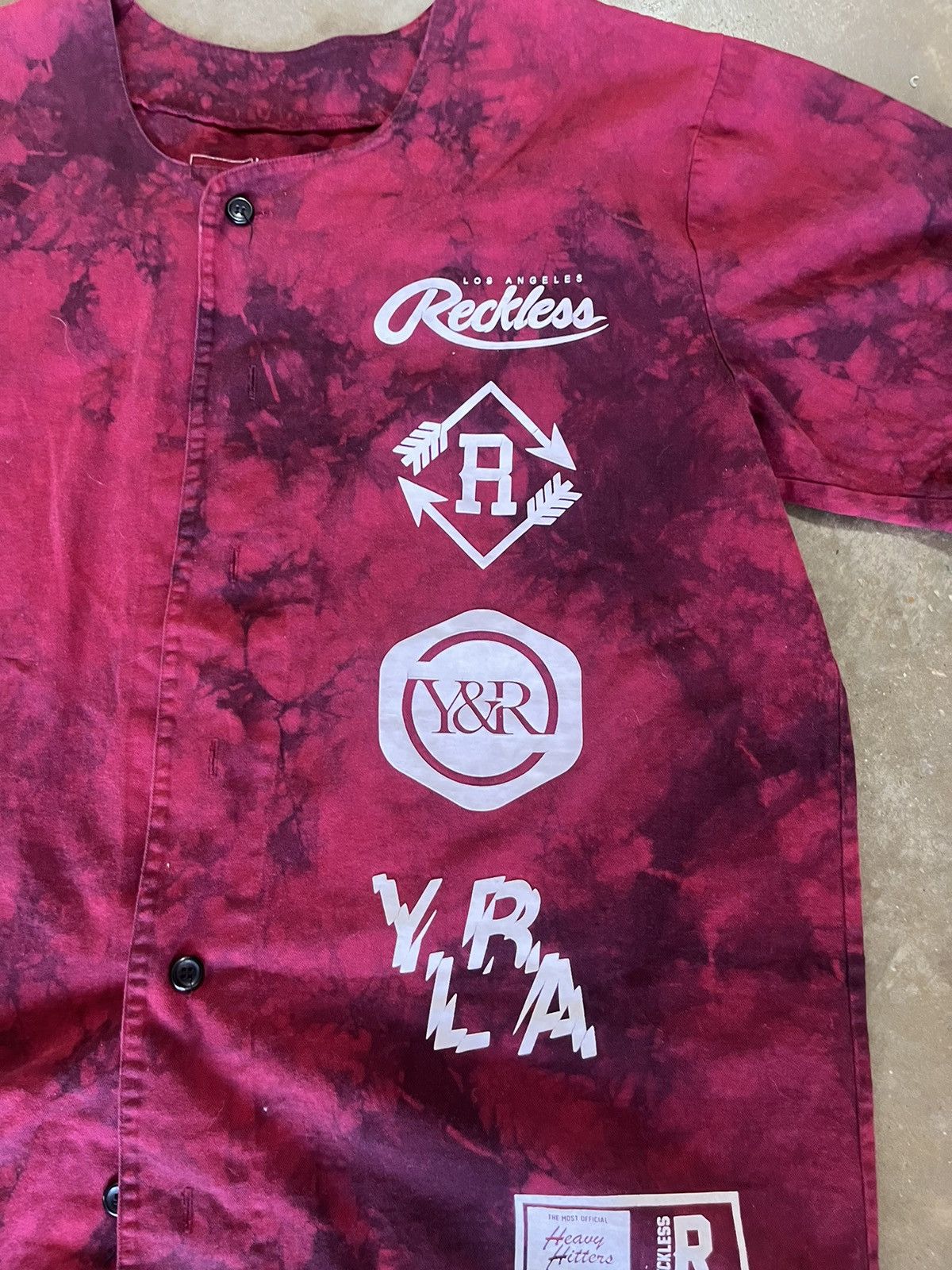 Young And Reckless Y&R Button Up Jersey Tee Size US L / EU 52-54 / 3 - 2 Thumbnail