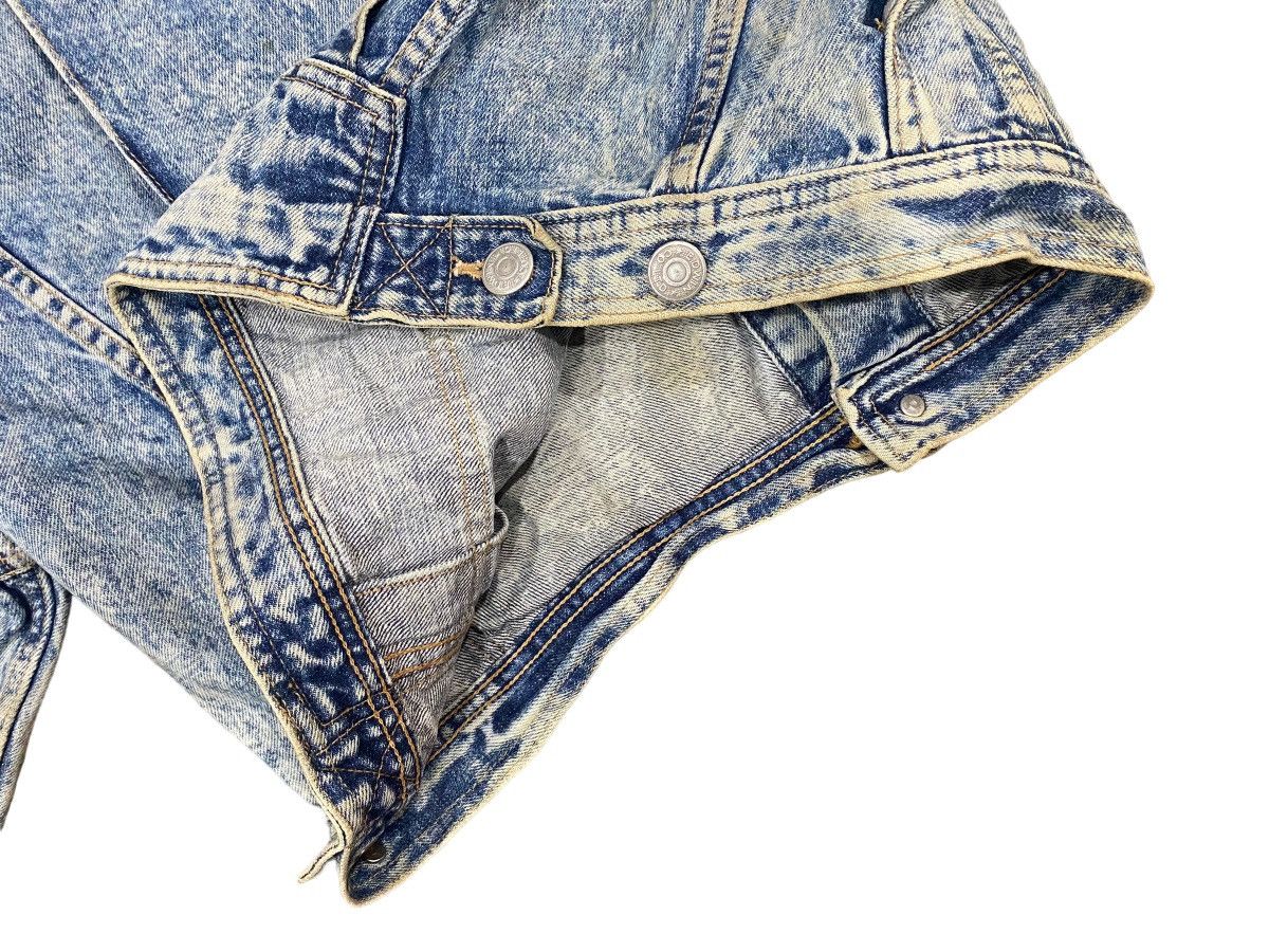 Edwin Vtg EDWIN Acid Wash Denim Jacket Button (L) Size US L / EU 52-54 / 3 - 10 Thumbnail
