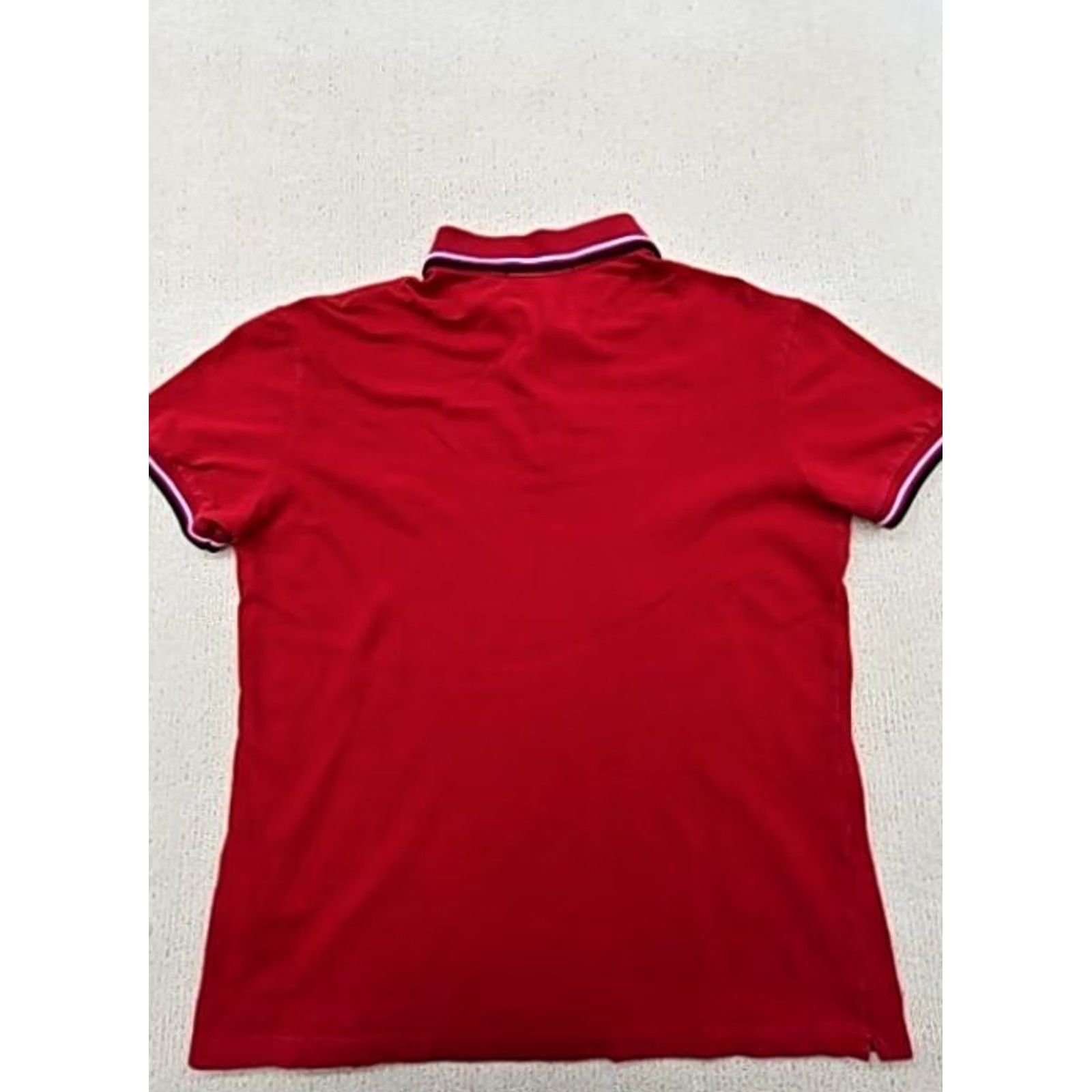 Fred Perry Fred Perry Twin Tipped Red Women’s Polo Shirt 42 Short Sleeve Striped Pattern Polo Shirt Women’s Size M / US 6-8 / IT 42-44 - 2 Thumbnail