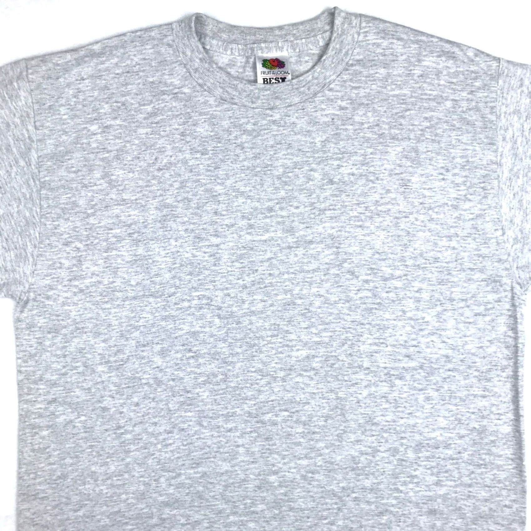 Fruit Of The Loom VINTAGE Fruit of the Loom Gray T-Shirt MEDIUM Men Short Sleeve Crew Neck 90s 80s Cotton Blend Classic Solid Size US M / EU 48-50 / 2 - 3 Thumbnail