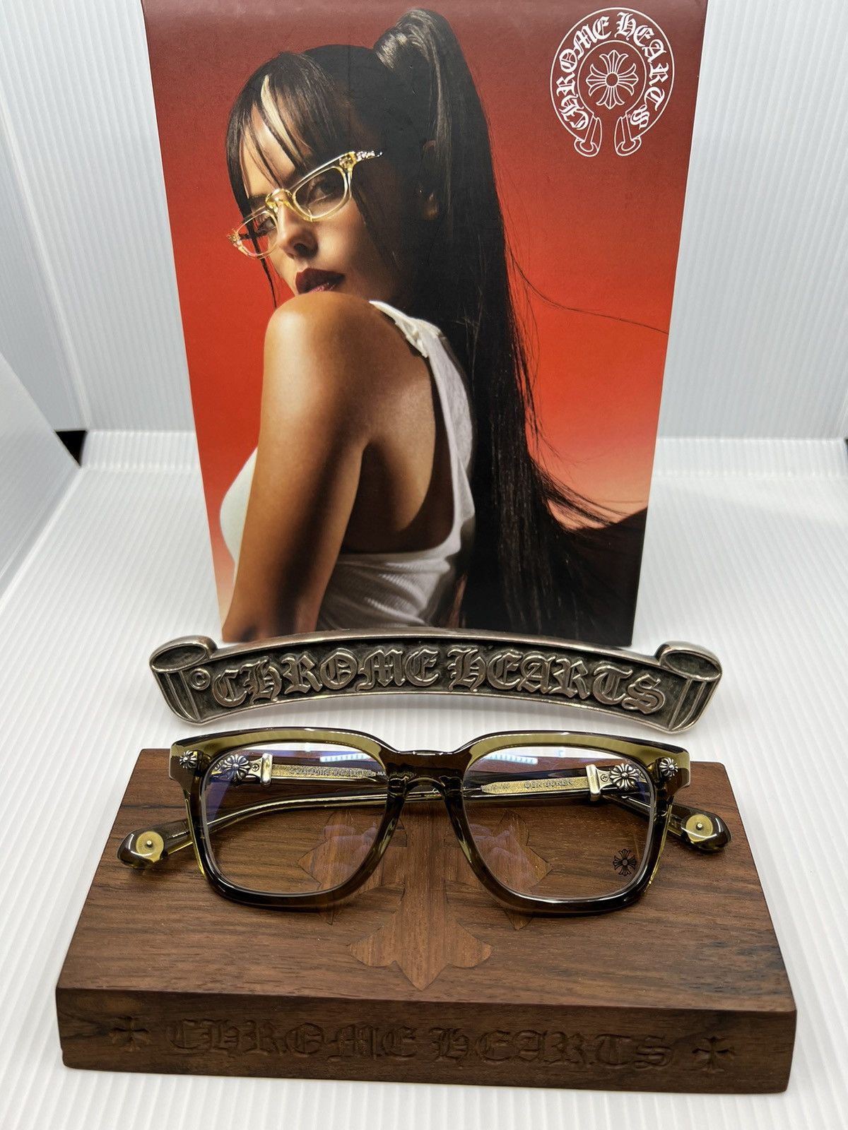 Chrome Hearts Cox Ucker Glasses Army