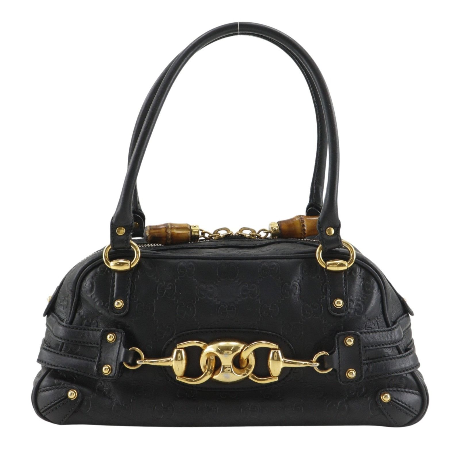 Gucci Gucci Gucci Guccissima Embossed Leather 2way Bag Leather Handbag DUTY FREE for USA Size ONE SIZE - 1 Thumbnail