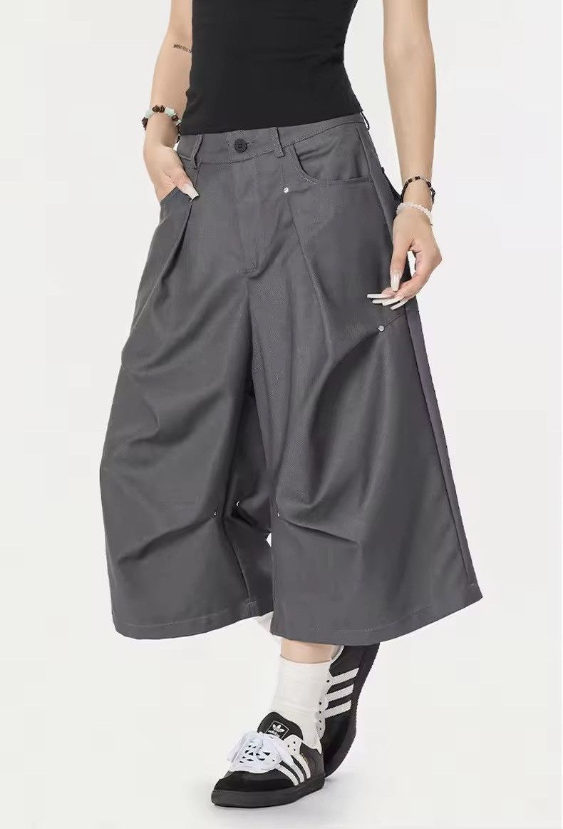 Japanese Brand Wide Leg Seven Quarter Pant Size US 28 / EU 44 - 3 Thumbnail