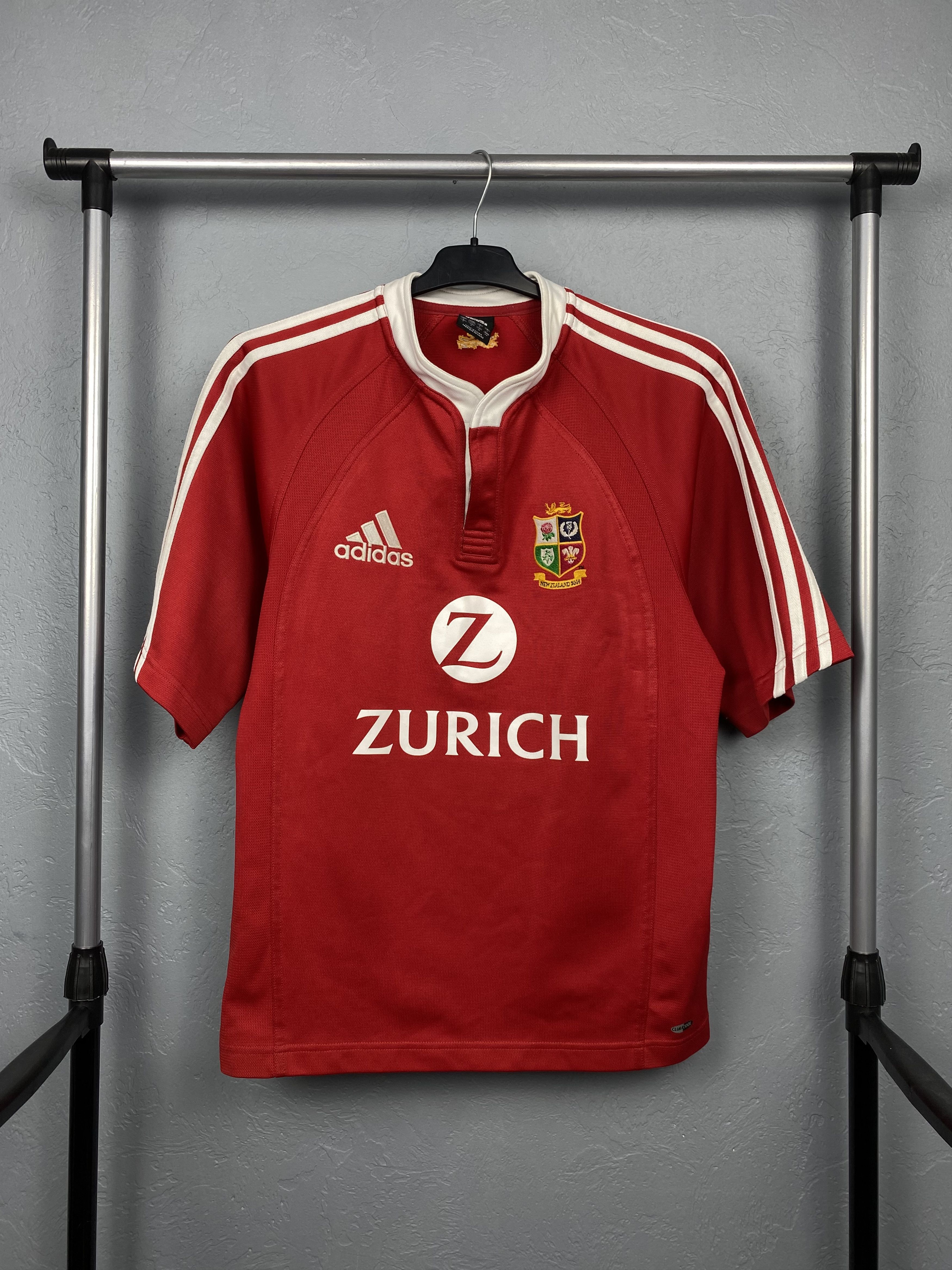 Adidas Adidas New Zealand 2005 Vintage Rugby Jersey T-shirt Zurich Size US S / EU 44-46 / 1 - 1 Thumbnail