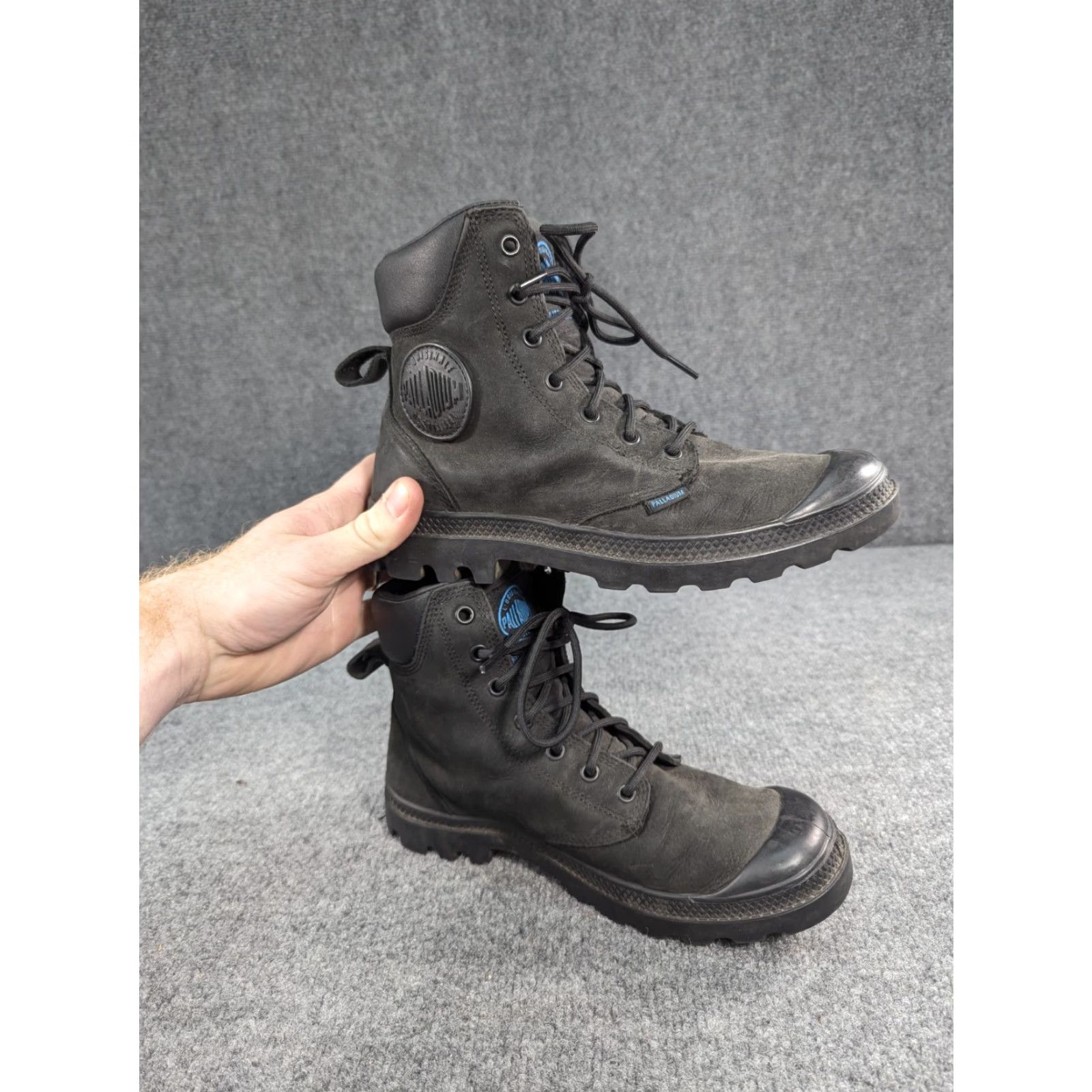 Palladium Palladium Pampa Sport Combat Waterproof Boot Black 6.5 Men's Leather 73231-001-M Size US 7 / EU 40 - 4 Thumbnail