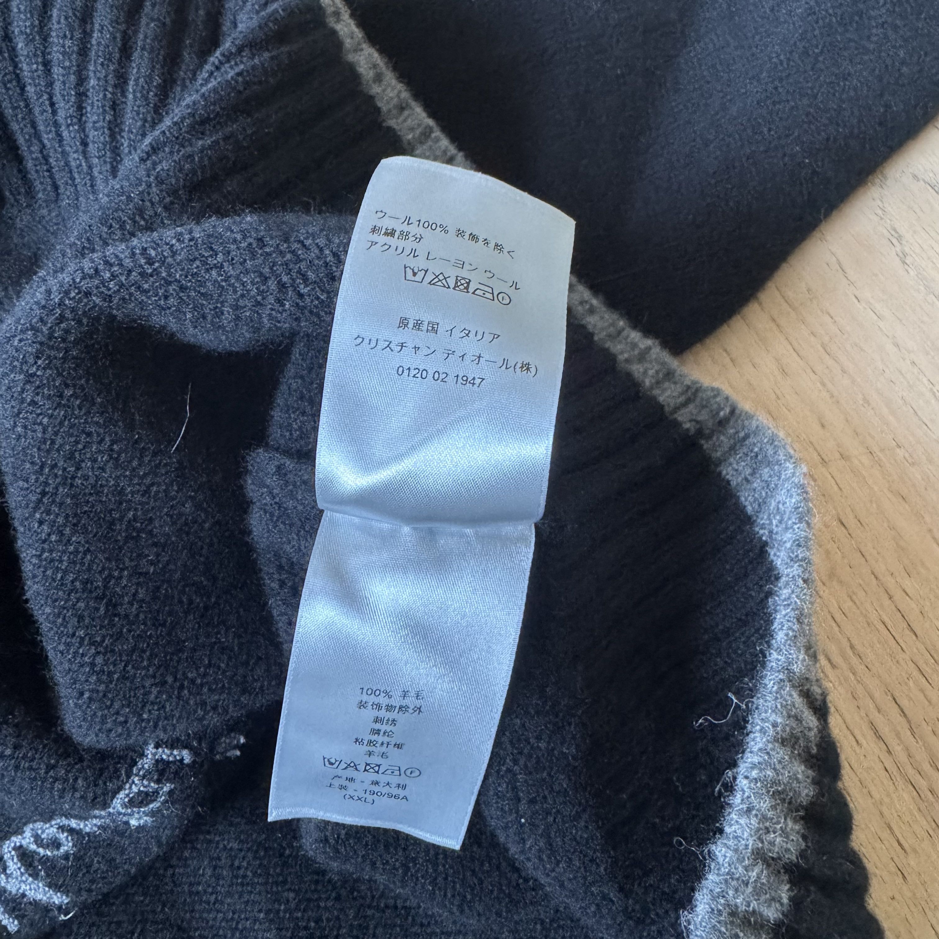 Dior Dior - Atelier Wool Sweater - Black Size US XXL / EU 58 / 5 - 8 Thumbnail