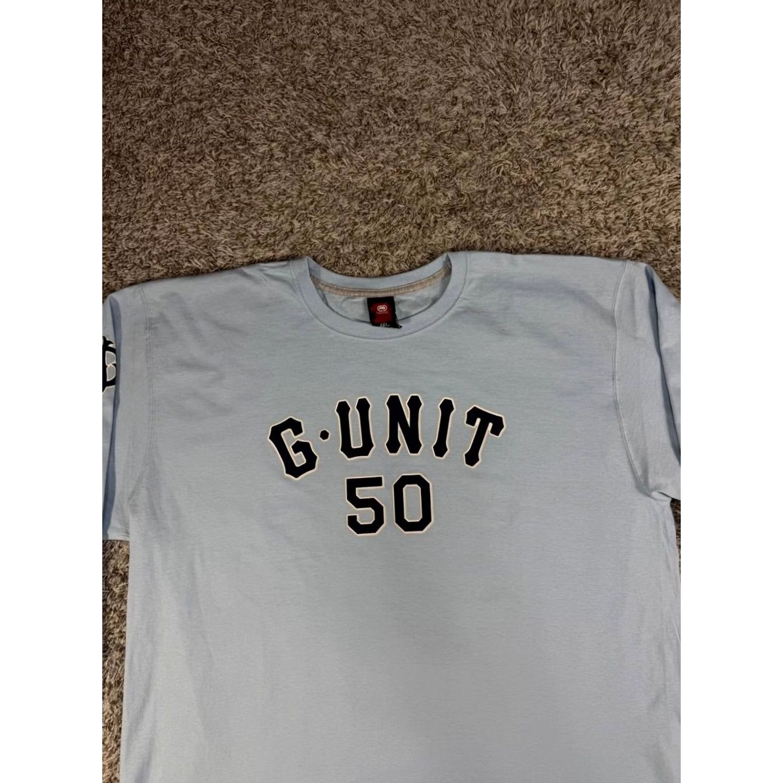 Ecko Unltd. VINTAGE Ecko Unltd G-Unit 50 Long Sleeve Shirt Hip Hop 2XL Blue Mens oversized Logo 50 Cent Y2K Size US XXL / EU 58 / 5 - 2 Thumbnail