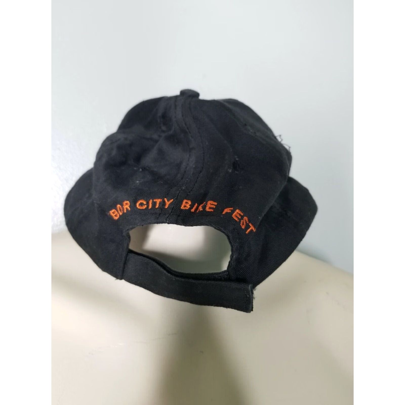 Vintage VINTAGE Unbranded Cap Baseball Hat Bike Rally Ybor City Black Adjustable Cotton Canvas - Mens/Womens Size ONE SIZE - 2 Thumbnail