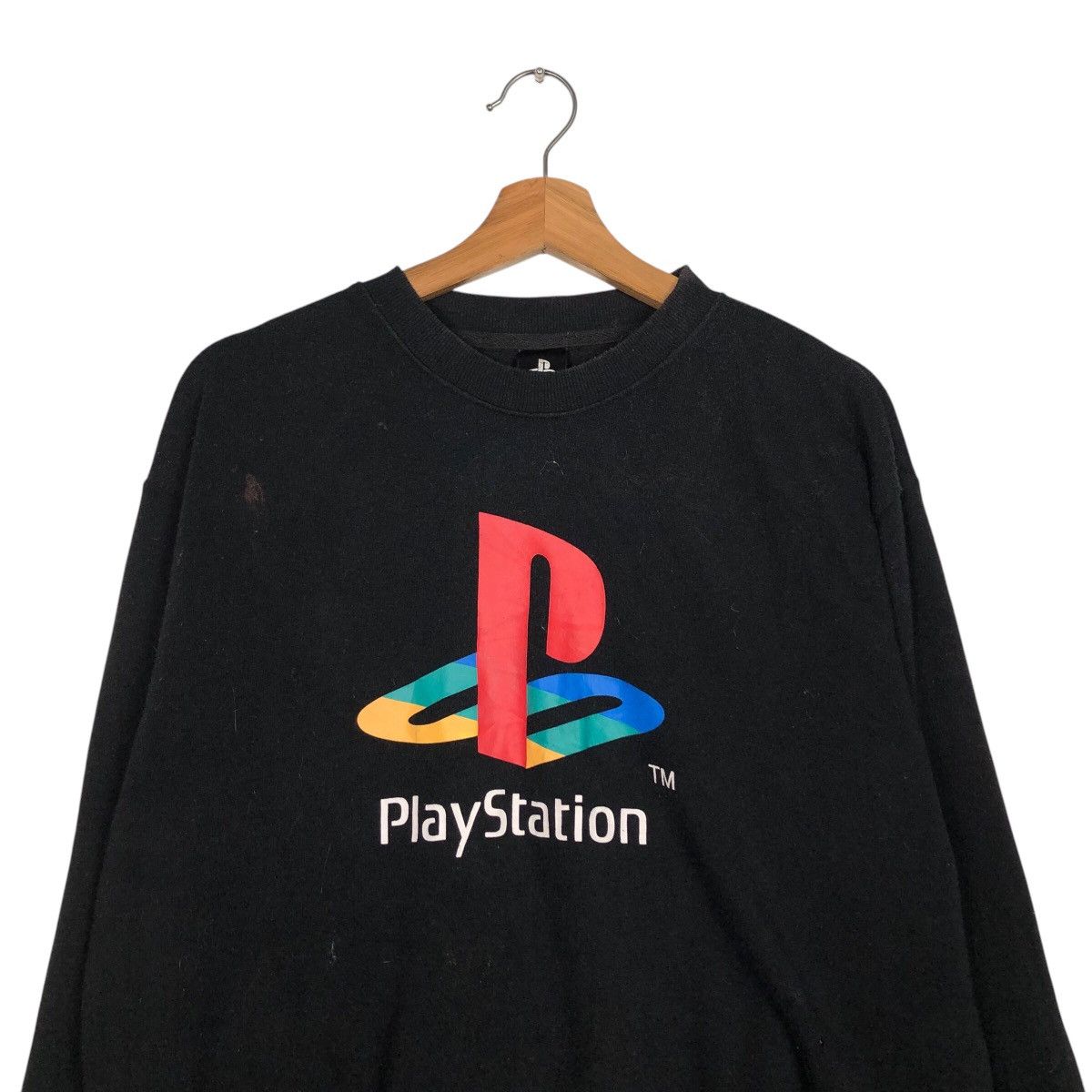 Japanese Brand 📌Vintage Sweatshirt Crewneck Playstation Big Logo Size US L / EU 52-54 / 3 - 4 Thumbnail