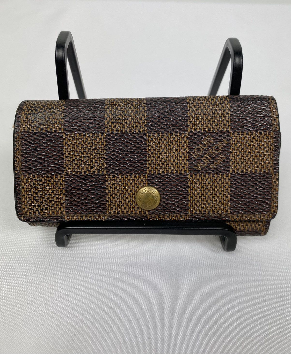 Damier Ebene Key Holder
