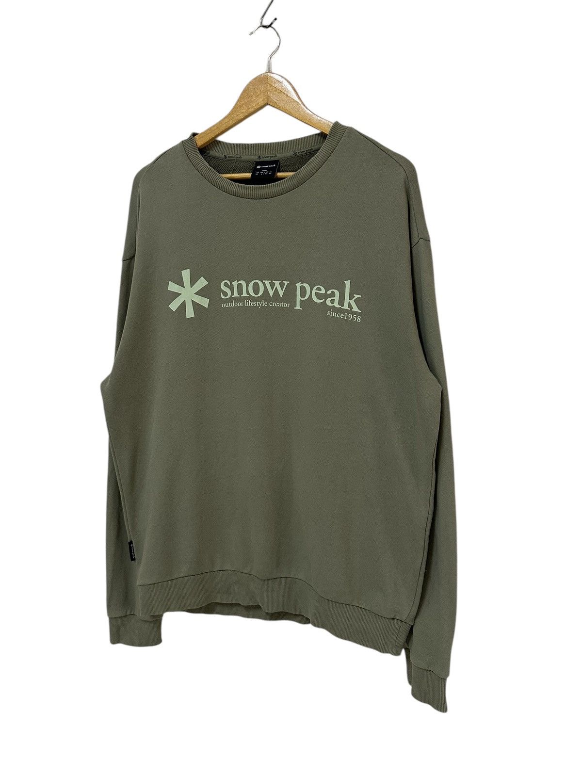 Snow Peak Snow Peak Sweatshirt Logo Size US XL / EU 56 / 4 - 2 Thumbnail