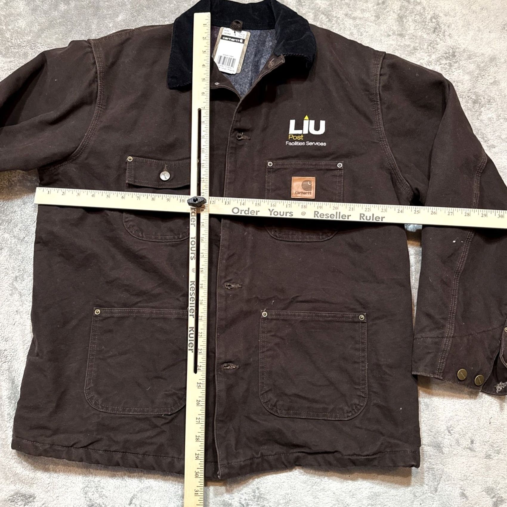 Carhartt VINTAGE Carhartt Jacket Mens L C02 DKB Chore Barn Coat Blanket Lined NWT Size US L / EU 52-54 / 3 - 5 Thumbnail