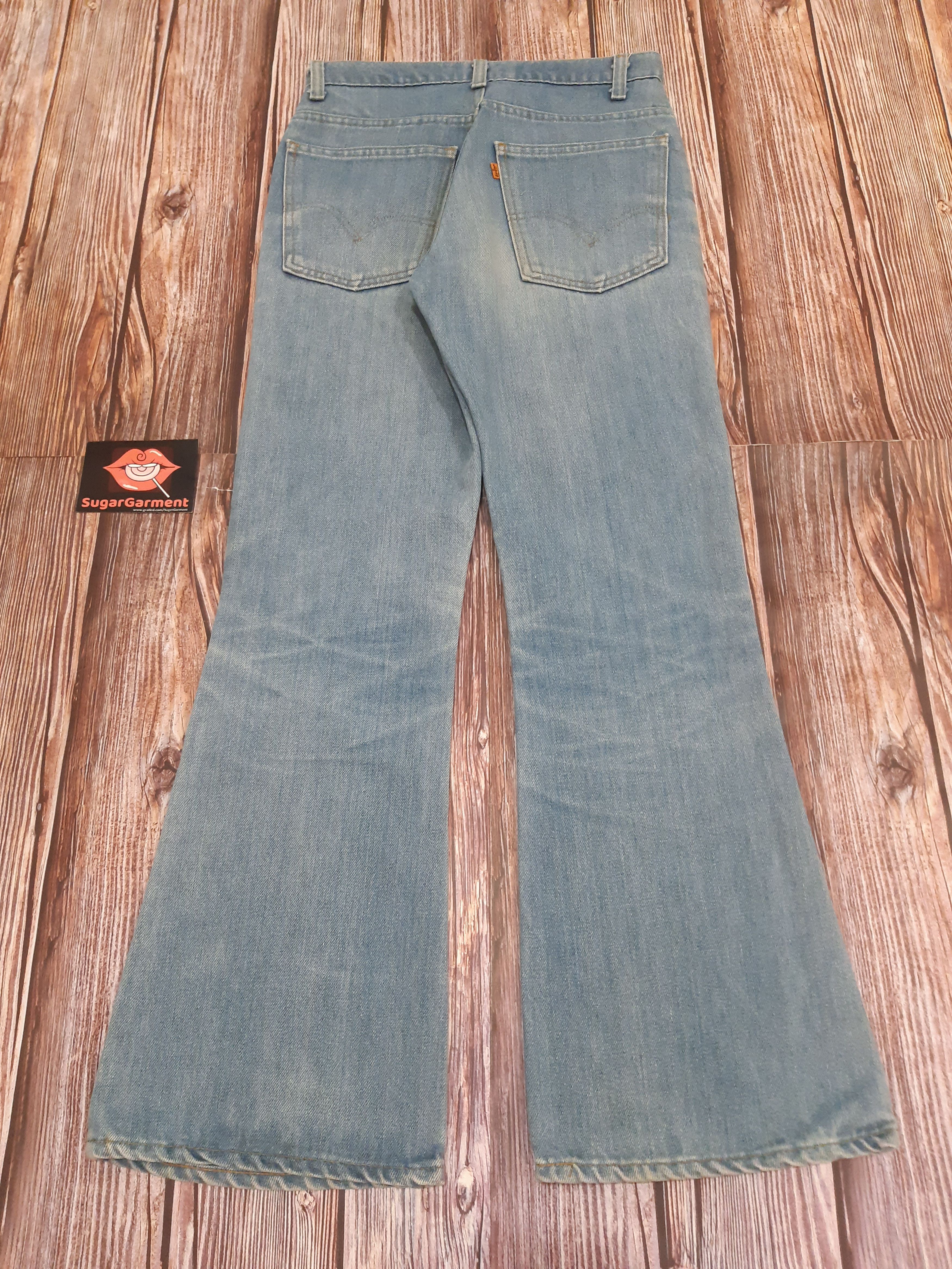 Levi's Levis 646 Bell Bottom Flare Bootcut Orange Tab TALON Jeans Size US 28 / EU 44 - 11 Thumbnail