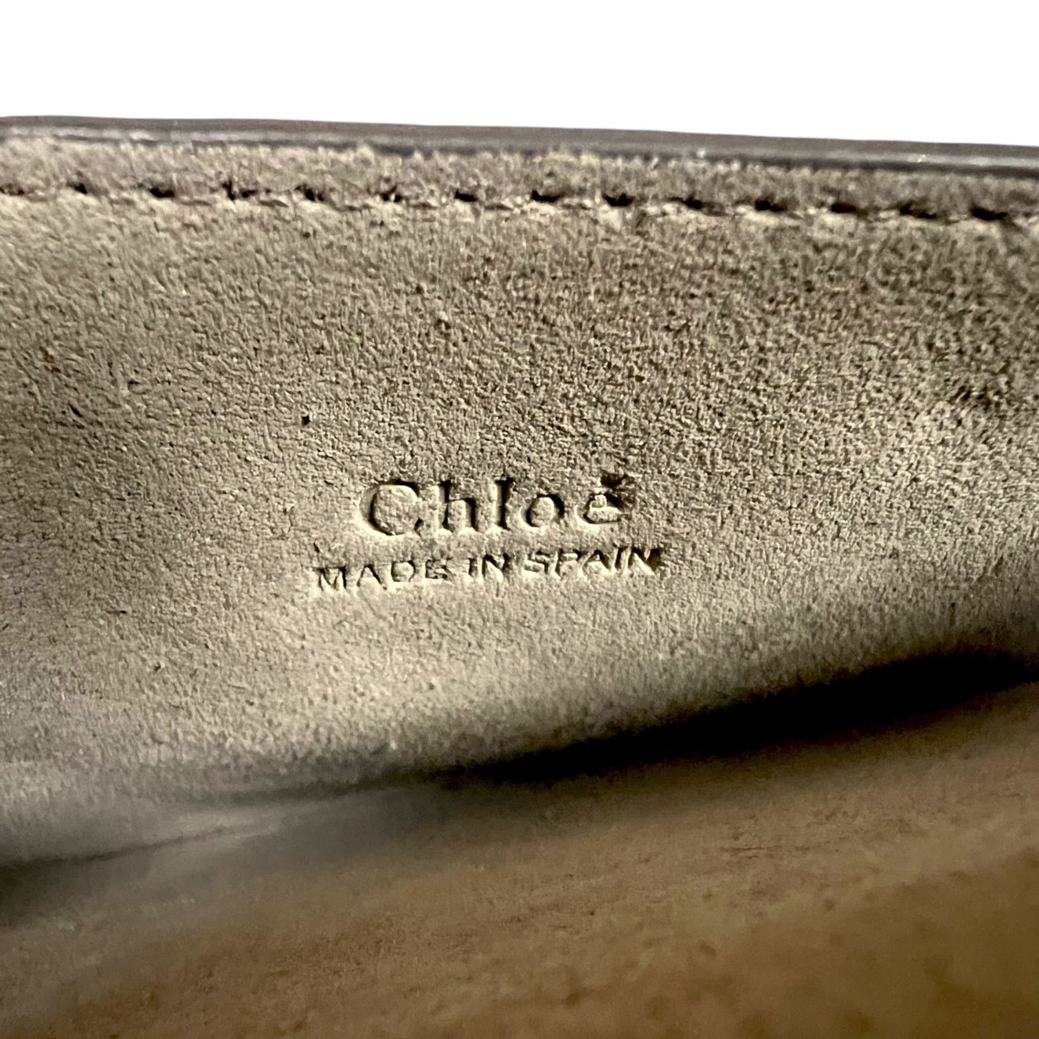 Chloe Chloe Faye Black & Gold Handbag w/ Strap - $1,350 Retail Size ONE SIZE - 9 Thumbnail