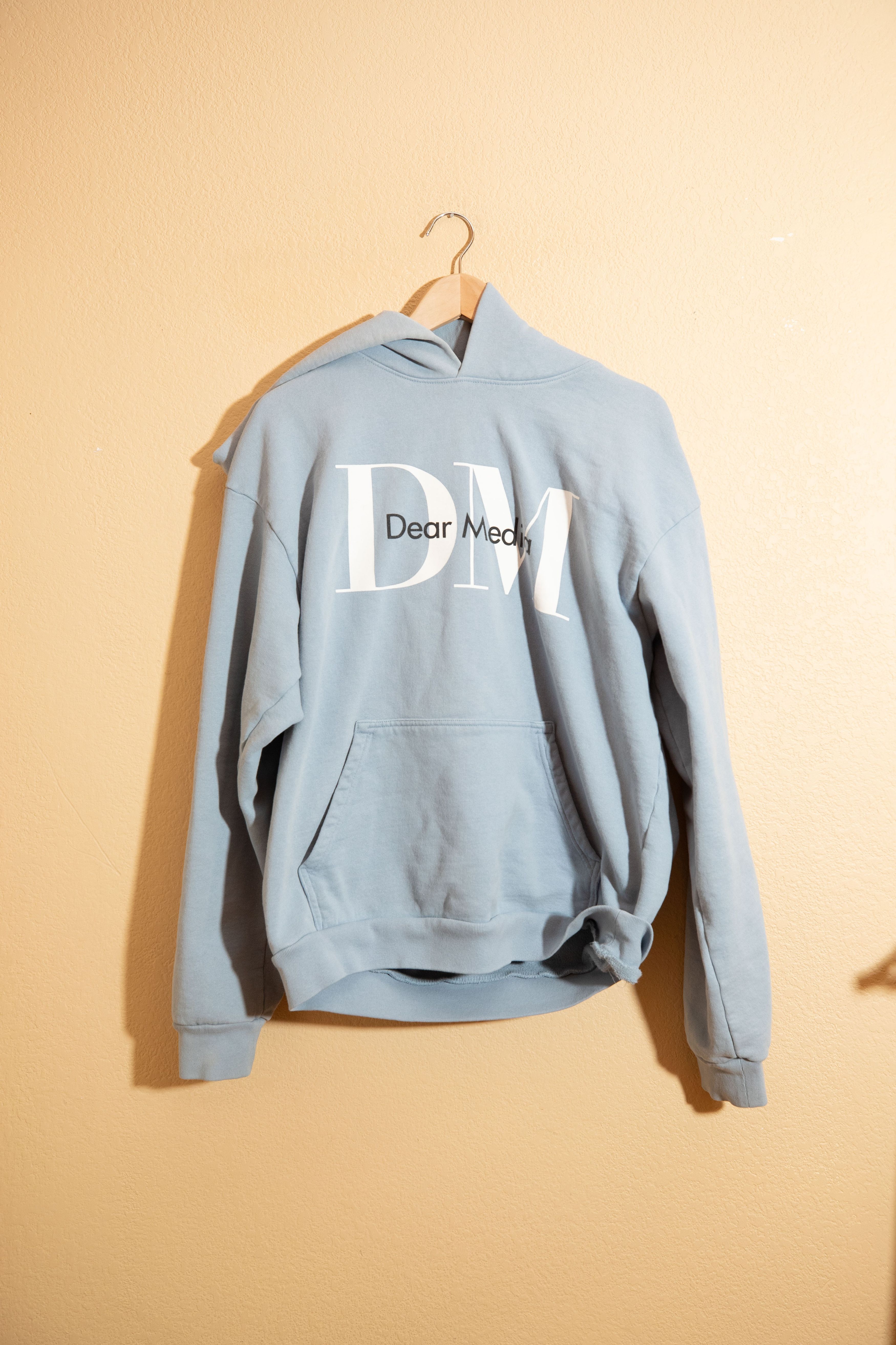 Dear Media Blue Logo Hoodie (L)