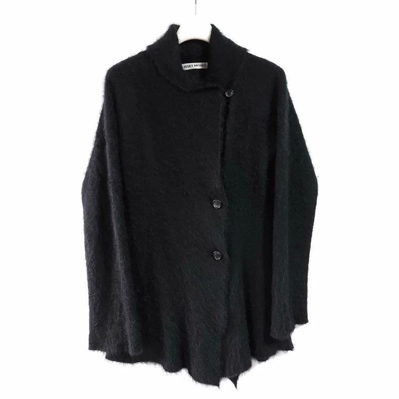Issey Miyake issey miyake Black cashmere knitted coat Size US M / EU 48-50 / 2 - 1 Thumbnail