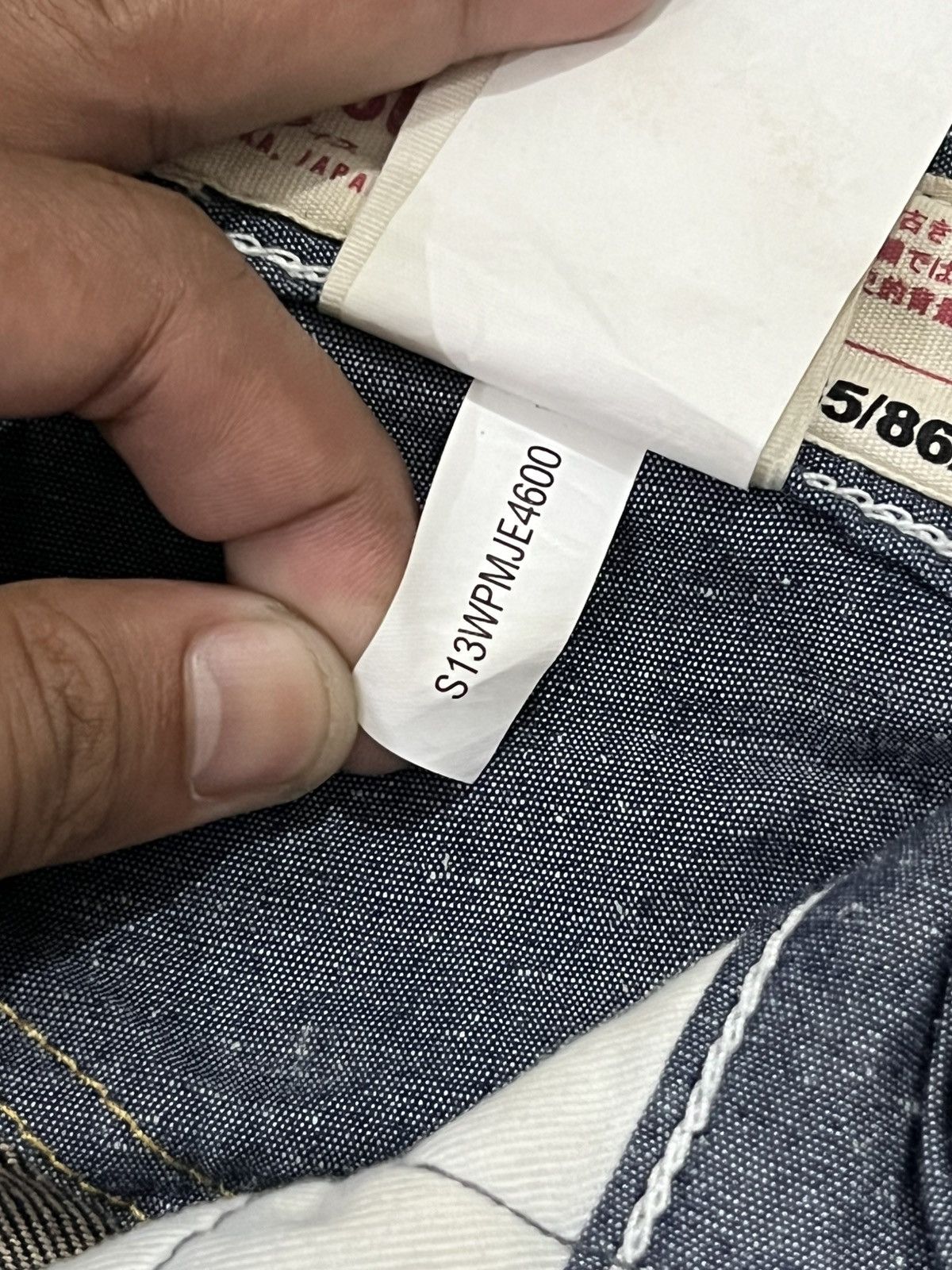 Evisu Vintage EVISU 2000 BUCKLE BACK SELVEDGE POCKET DENIM PANTS Size US 36 / EU 52 - 16 Thumbnail