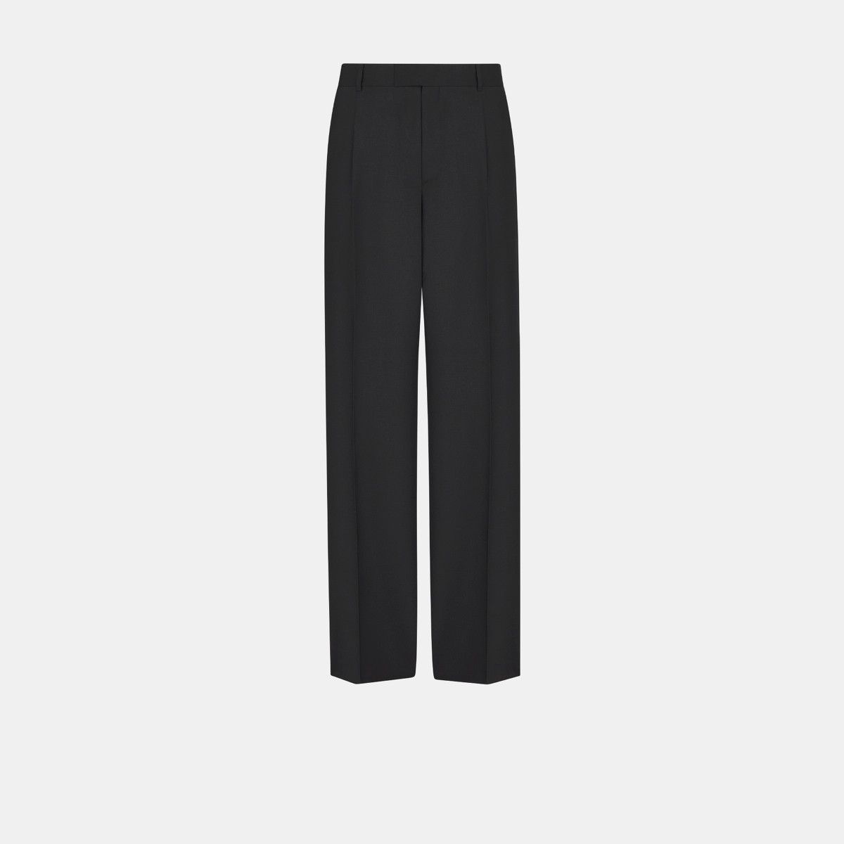 Dior o1bcso1str0226 Tailored Wide-Leg Pants in Black Size US 30 / EU 46 - 1 Thumbnail