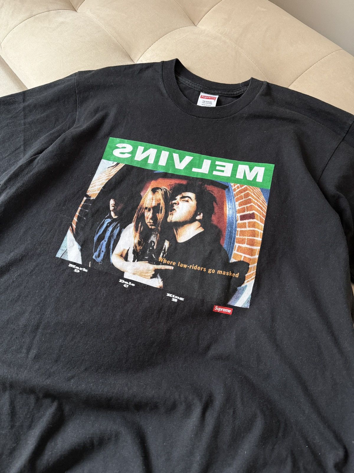 Supreme Supreme x Melvins "Bullhead" Tee Black Size US L / EU 52-54 / 3 - 3 Thumbnail