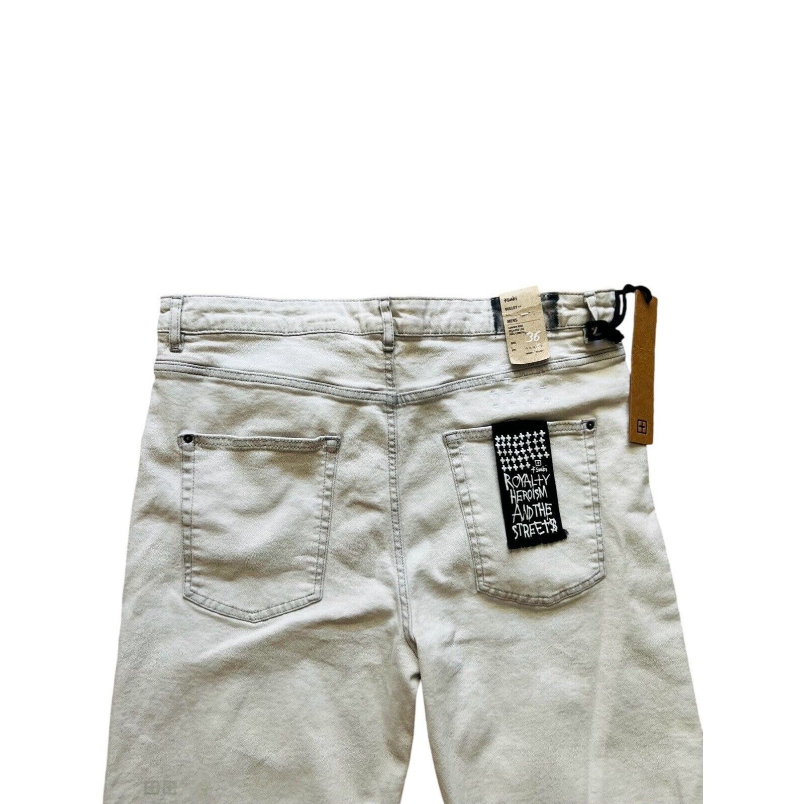 Ksubi Ksubi Jeans Mens Bullet Habits Chop Relaxed White Size 36/30 Size US 36 / EU 52 - 4 Thumbnail