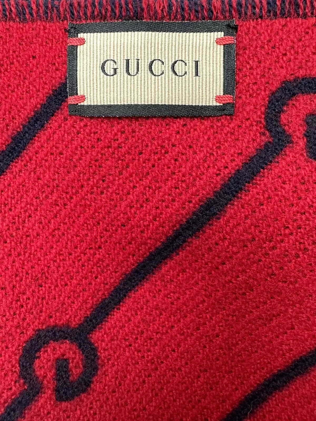 Gucci New Gucci Scarves Wool- 44x214cm Size ONE SIZE - 7 Thumbnail