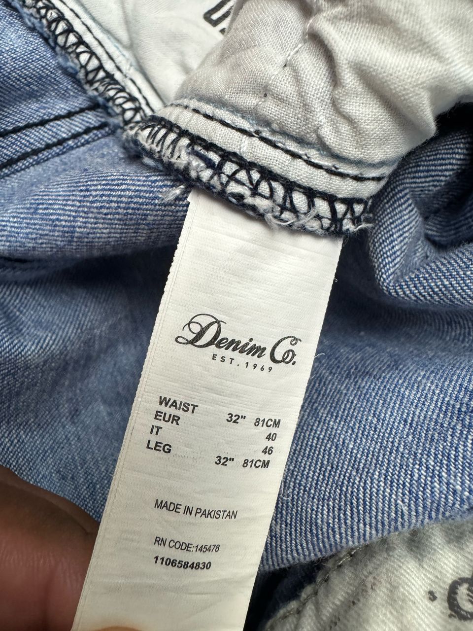 Other × Vintage Authentic D.co denim faded skinny fit Size US 32 / EU 48 - 8 Thumbnail