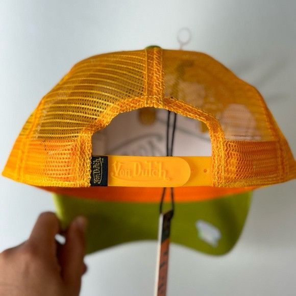 Von Dutch NWT VON DUTCH SHERBET CRUSH VELVET TRUCKER HAT Size ONE SIZE - 7 Thumbnail