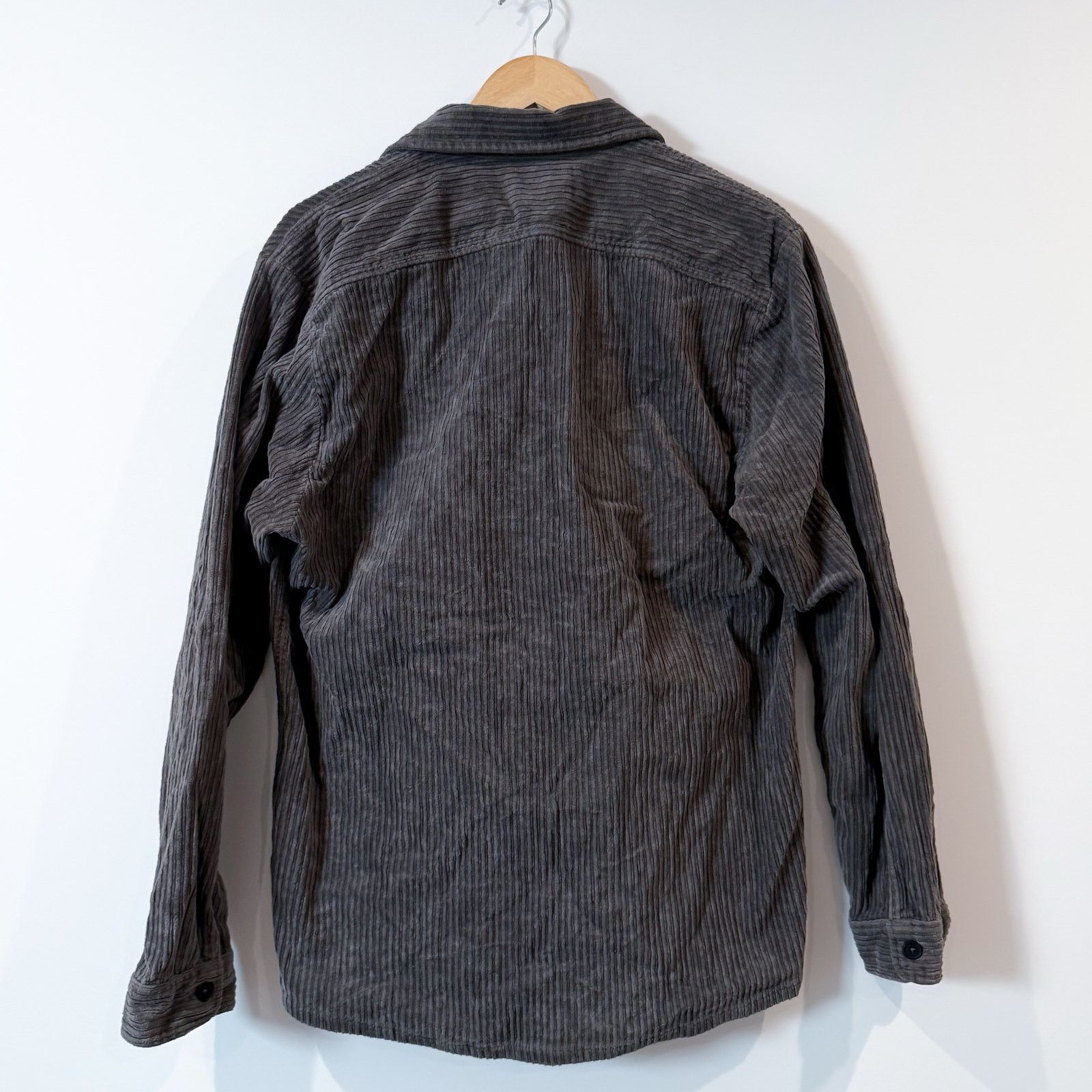 Wax London WAX LONDON Men’s Whiting Jumbo Cord Overshirt M Grey Size US M / EU 48-50 / 2 - 5 Thumbnail