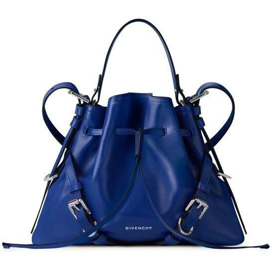Givenchy GIVENCHY Voyou Cobalt Blue Bucket Bag New & Authentic Size ONE SIZE - 1 Thumbnail