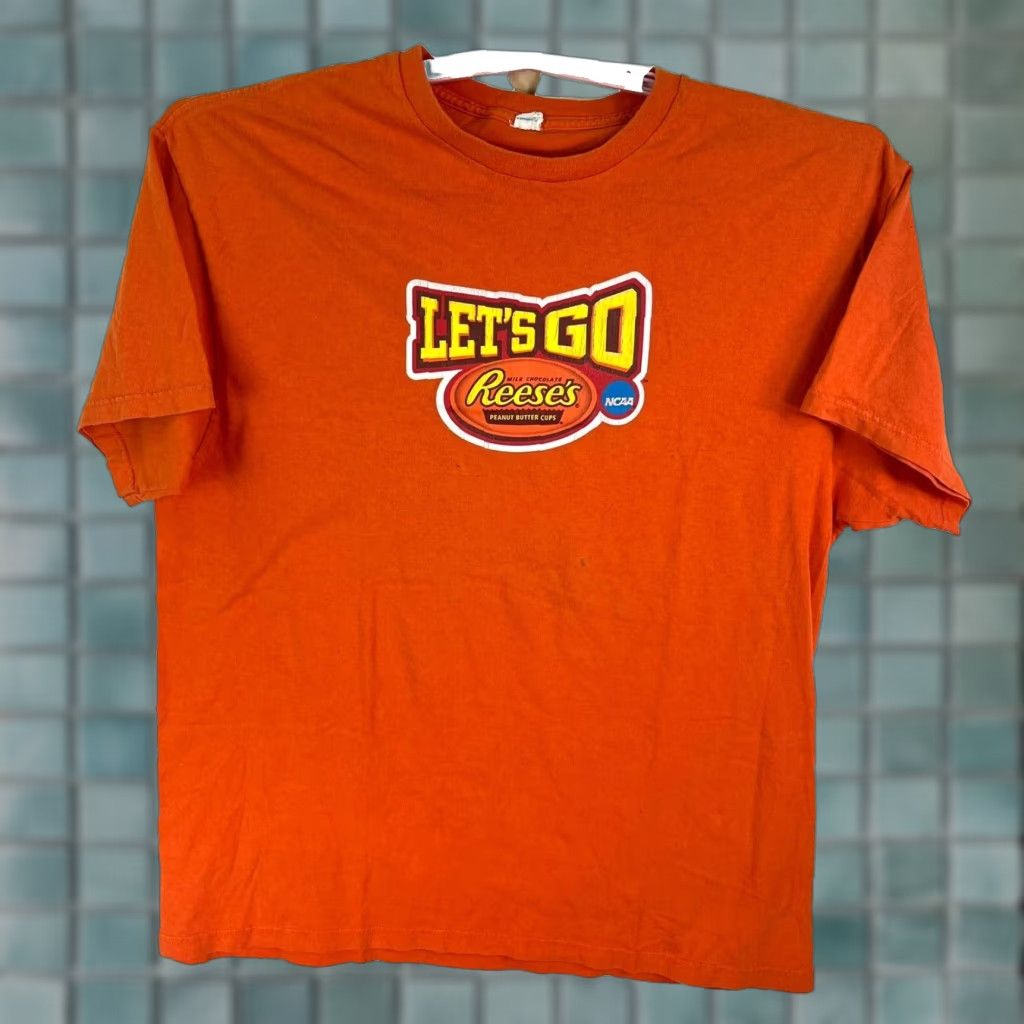 NCAA Reese's NCAA Lets Go T-Shirt Mens XL Orange Nike? Size US XL / EU 56 / 4 - 1 Thumbnail