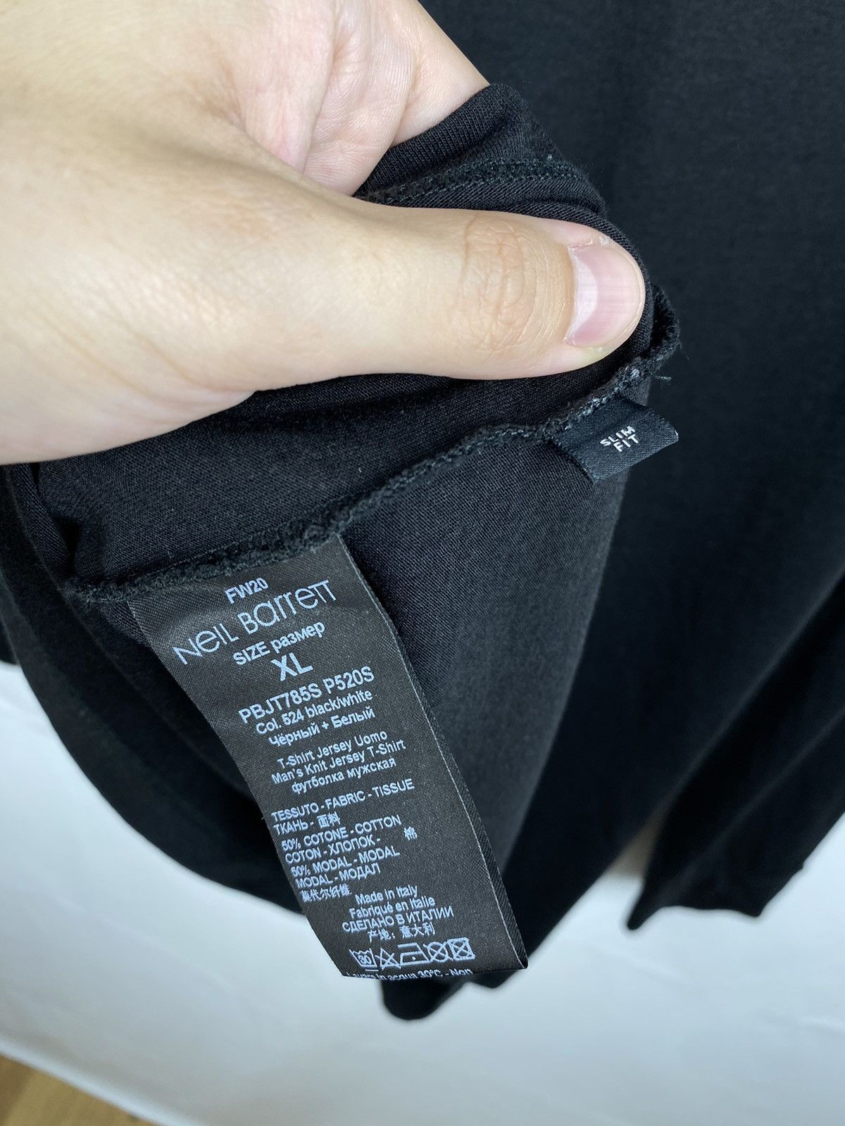 Neil Barrett Neil Barrett Halo Bolt Longsleeve Men size XL Size US XL / EU 56 / 4 - 7 Thumbnail