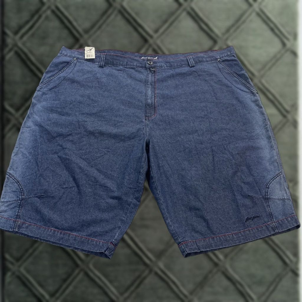 Karl Kani VINTAGE Karl Kani Shorts Denim Baggy Blue 90s Mens Hip Hop NWT Size 56 Shorts Jeans Cargo Pocket%20 Size US 40 / EU 56 - 1 Thumbnail