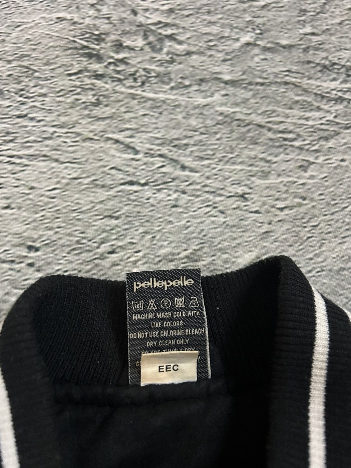 Pelle Pelle Pelle Pelle jacket big logo 90s black bomber varsity Size US M / EU 48-50 / 2 - 4 Thumbnail