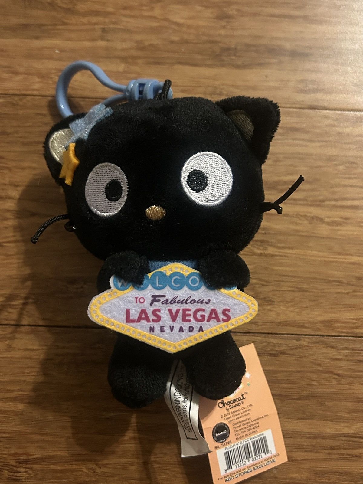 Other Sanrio Chococat Plush Bag Charm Keychain ABC Store Vegas Size ONE SIZE - 3 Thumbnail