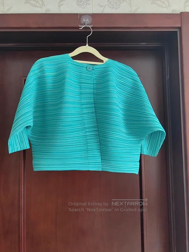 Issey Miyake Issey Miyake Blue Coat Size L / US 10 / IT 46 - 2 Thumbnail