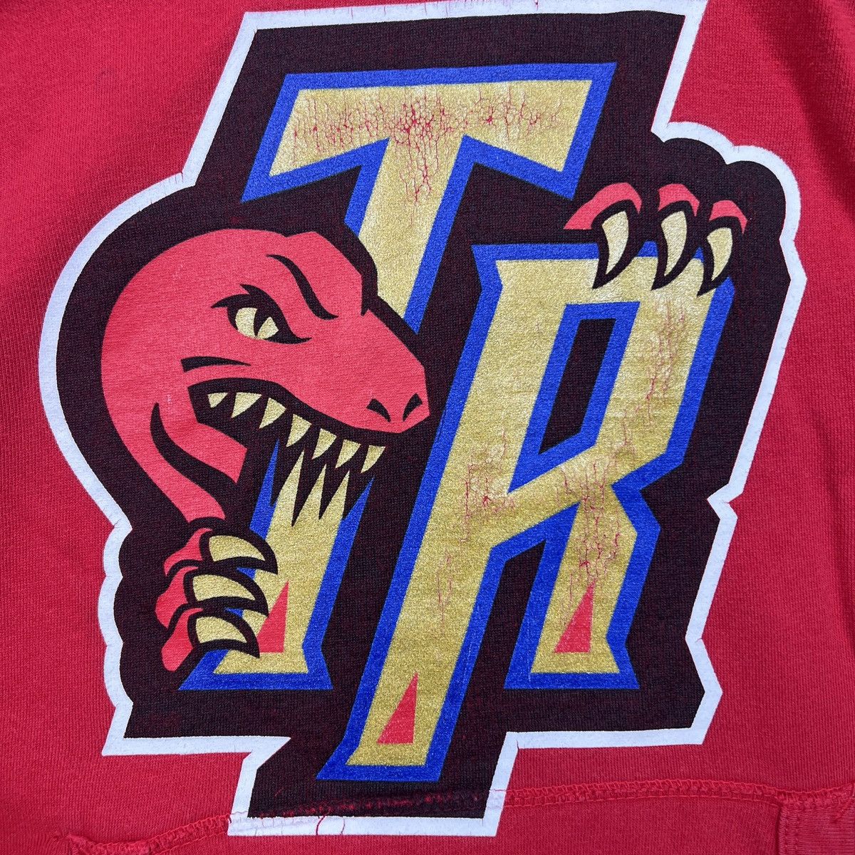 Mitchell & Ness × NBA × Vintage Mitchell Ness Toronto Raptors Hoodie Basketball NBA Pullover Size US M / EU 48-50 / 2 - 2 Thumbnail