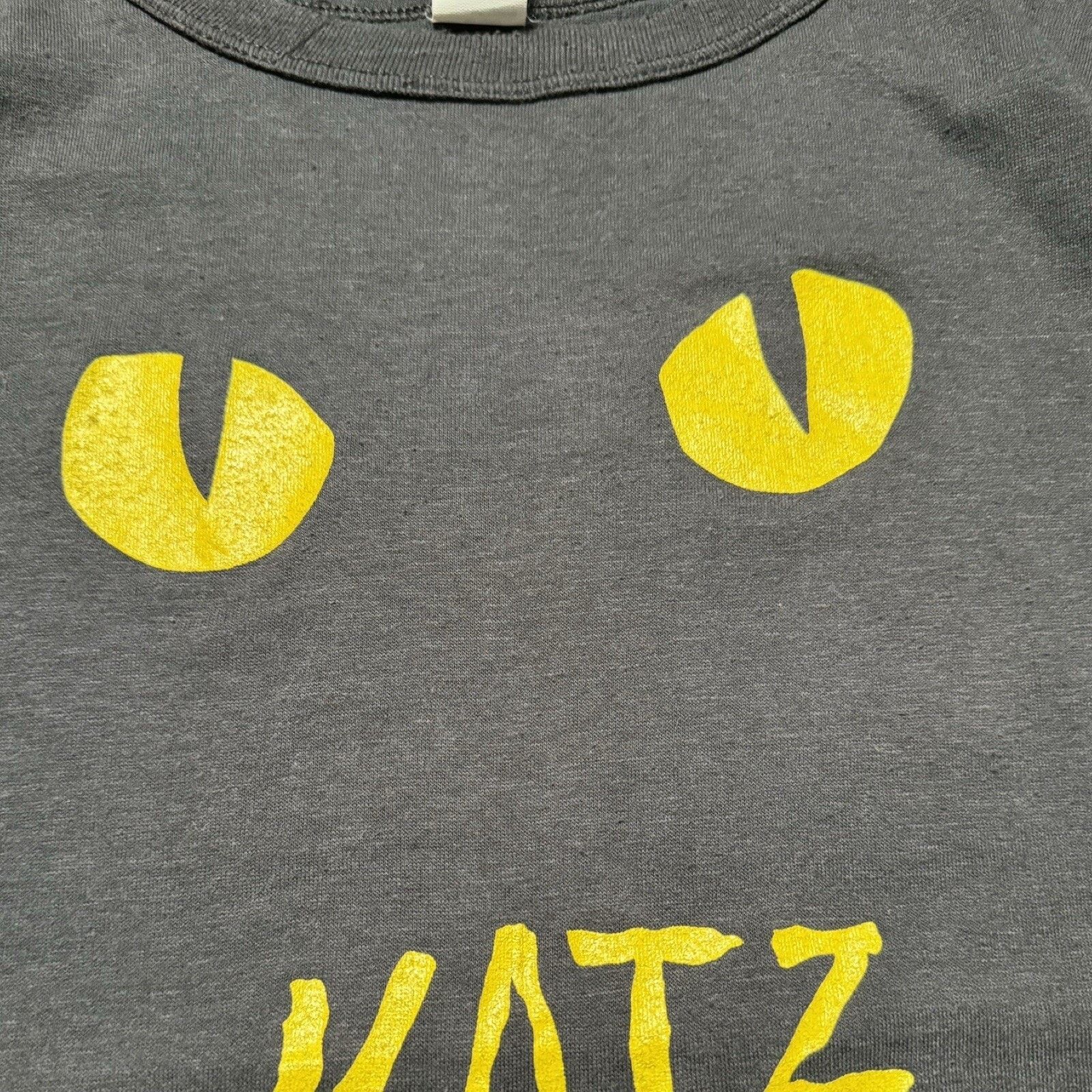 Vintage Vintage 90s Cat Broadway Promo T Shirt Cat Eyes Graphic L Size US L / EU 52-54 / 3 - 3 Thumbnail