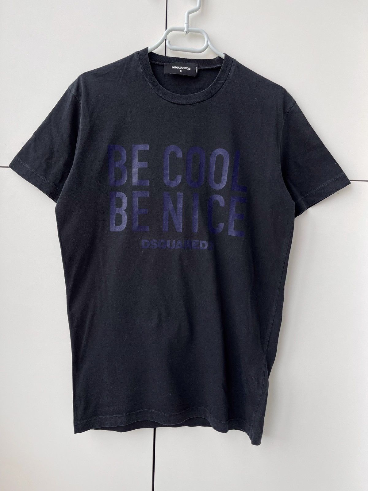 Dsquared2 Dsquared2 Be Cool Be Nice Tee Size US S / EU 44-46 / 1 - 1 Thumbnail