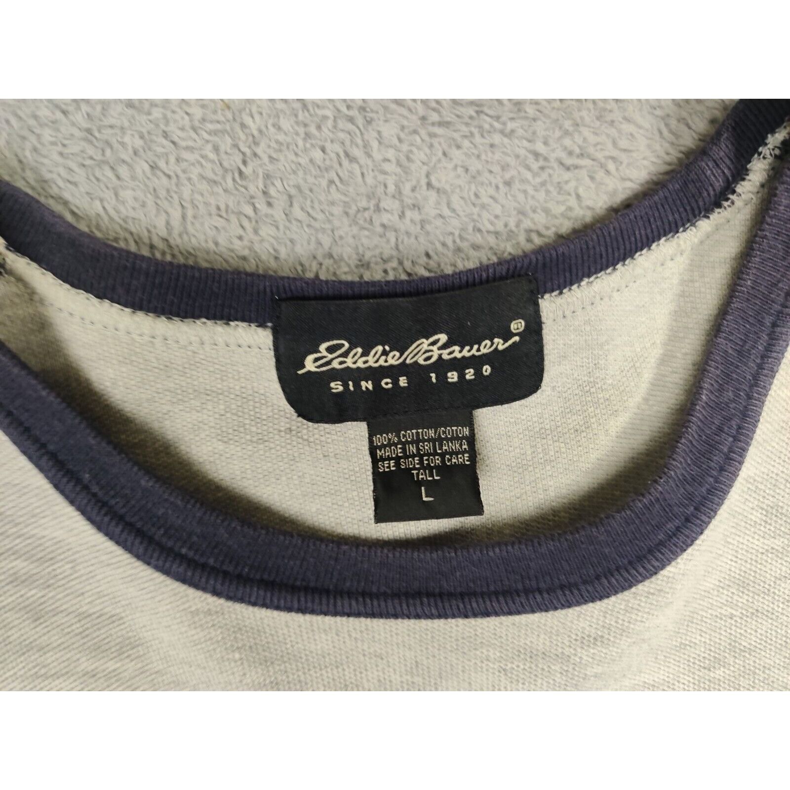 Eddie Bauer Eddie Bauer Shirt Adult Mens Large Solid Gray Short Sleeve Size US L / EU 52-54 / 3 - 2 Thumbnail