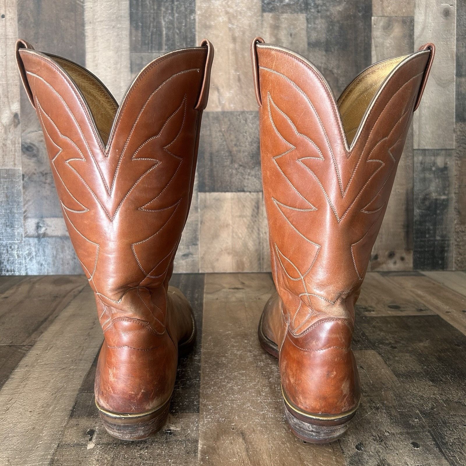 Vintage Hondo Vintage Good Year Sole Western Cowboy Boots Mens 13 D Size US 13 / EU 46 - 8 Thumbnail