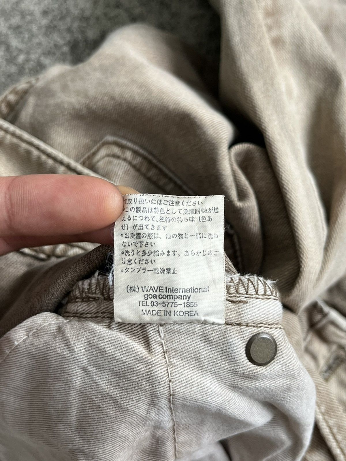 If Six Was Nine Archive Japan G.O.A. Distressed Acid washed Skinny Jeans Size US 32 / EU 48 - 8 Thumbnail